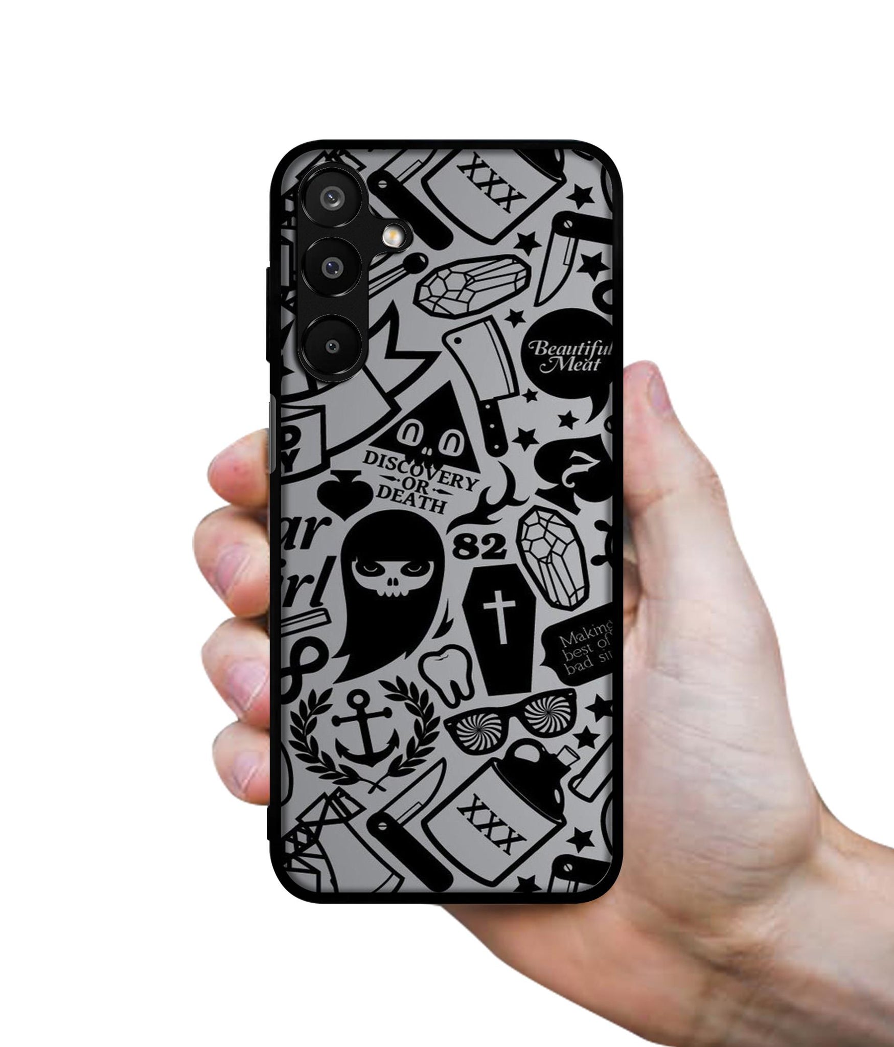 Discover Or Death Designer 2D Printed Back Case Cover for Samsung Galaxy A16 4G / A16 5G
