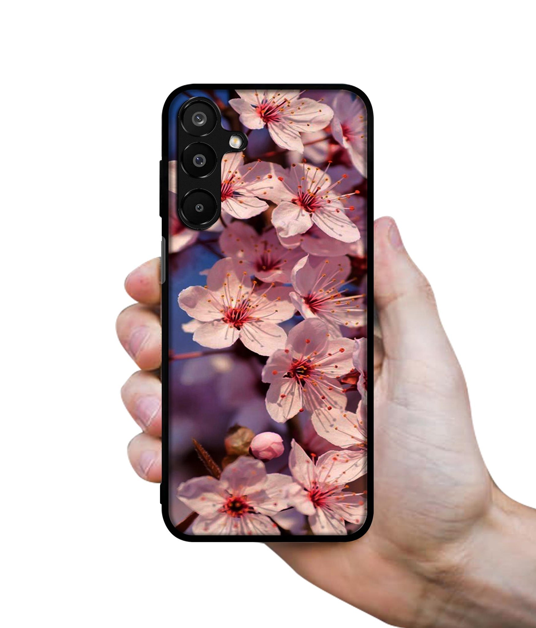 Pink Flowers Pattern Designer 2D Printed Back Case Cover for Samsung Galaxy A16 4G / A16 5G