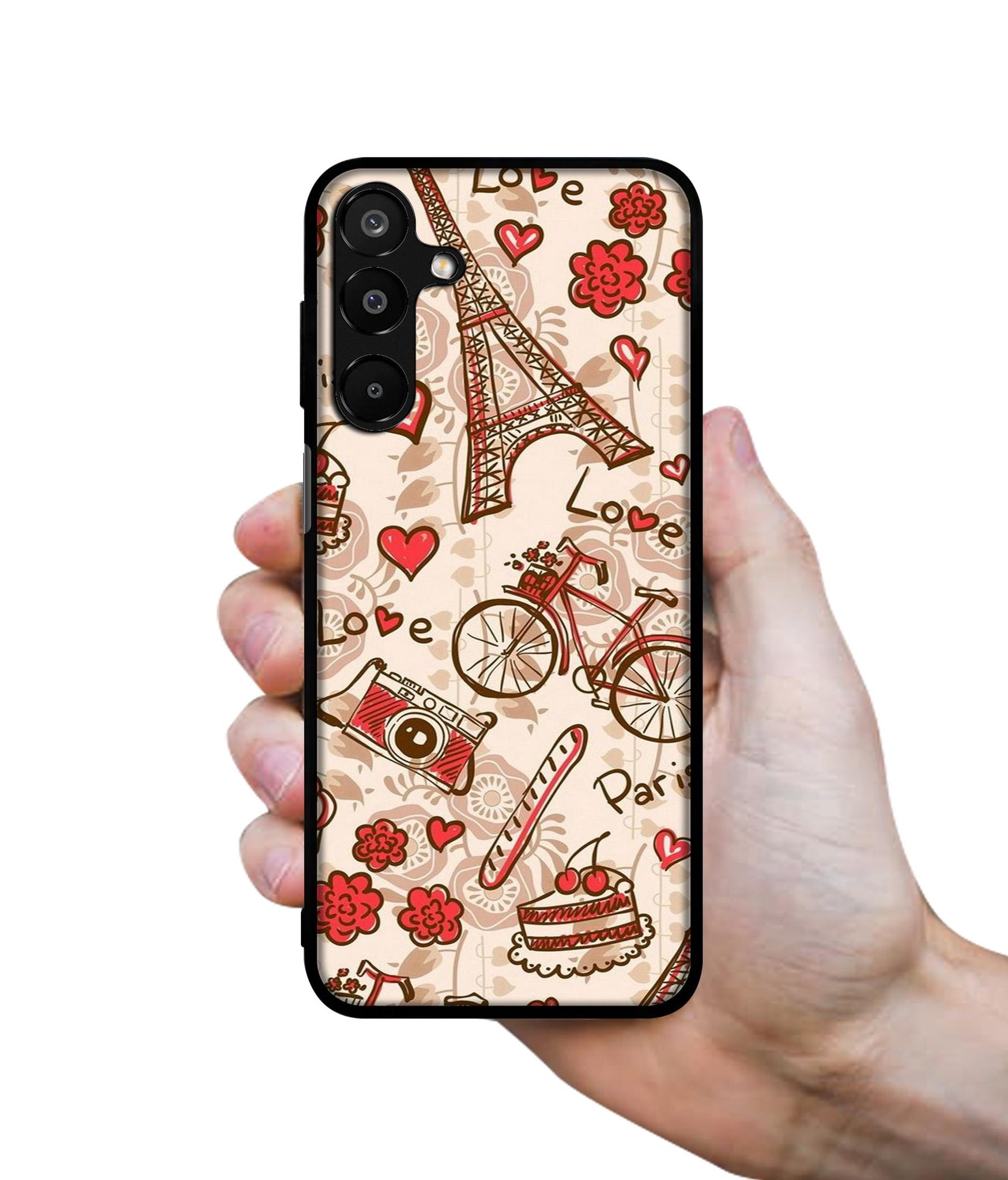 Vintage Paris Designer 2D Printed Back Case Cover for Samsung Galaxy A16 4G / A16 5G