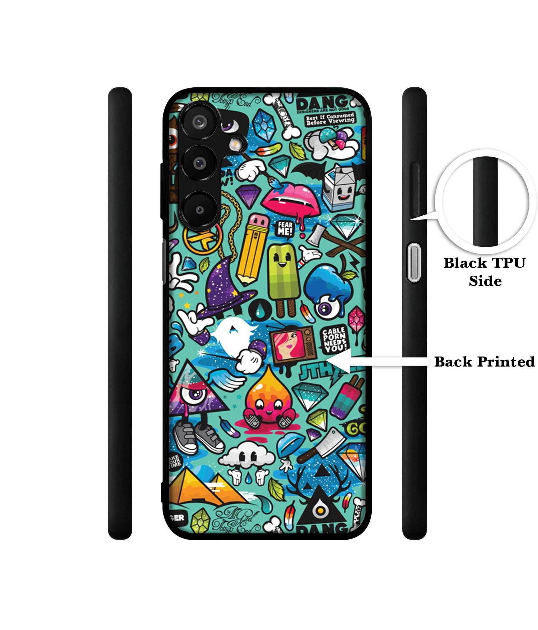 Crazy Designer 2D Printed Back Case Cover for Samsung Galaxy A16 4G / A16 5G
