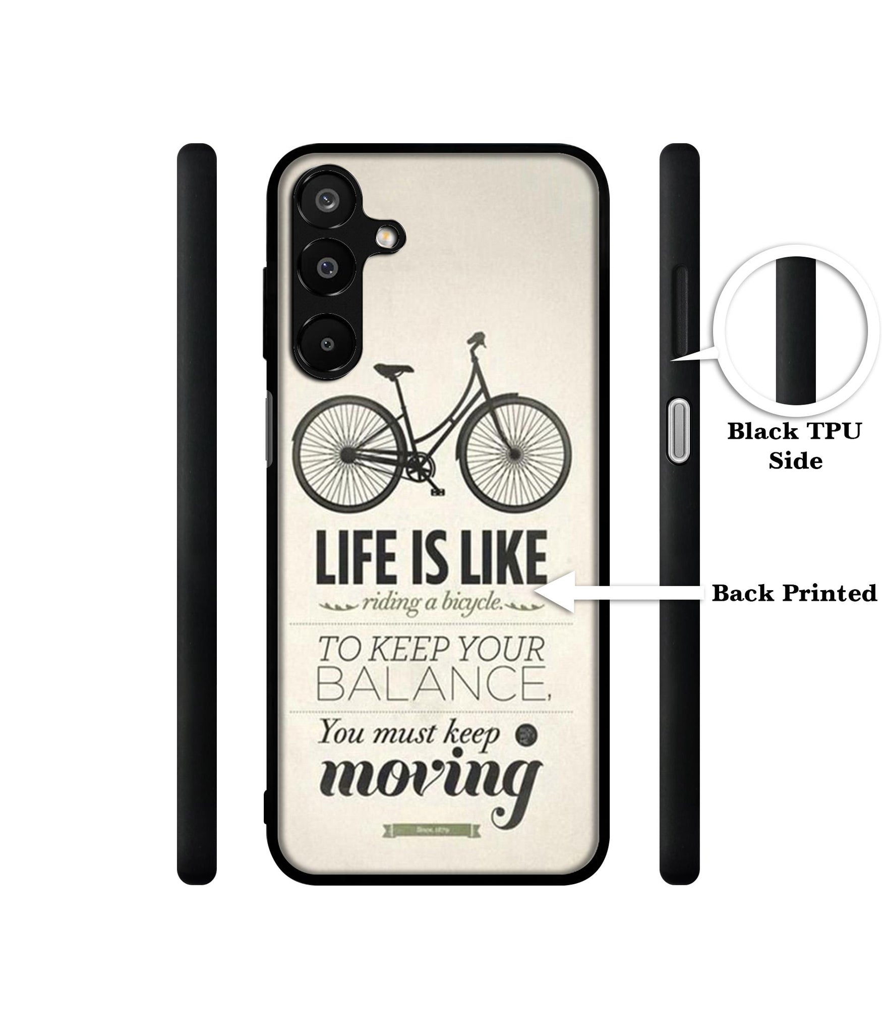 Life is Like Moving Designer 2D Printed Back Case Cover for Samsung Galaxy A16 4G / A16 5G