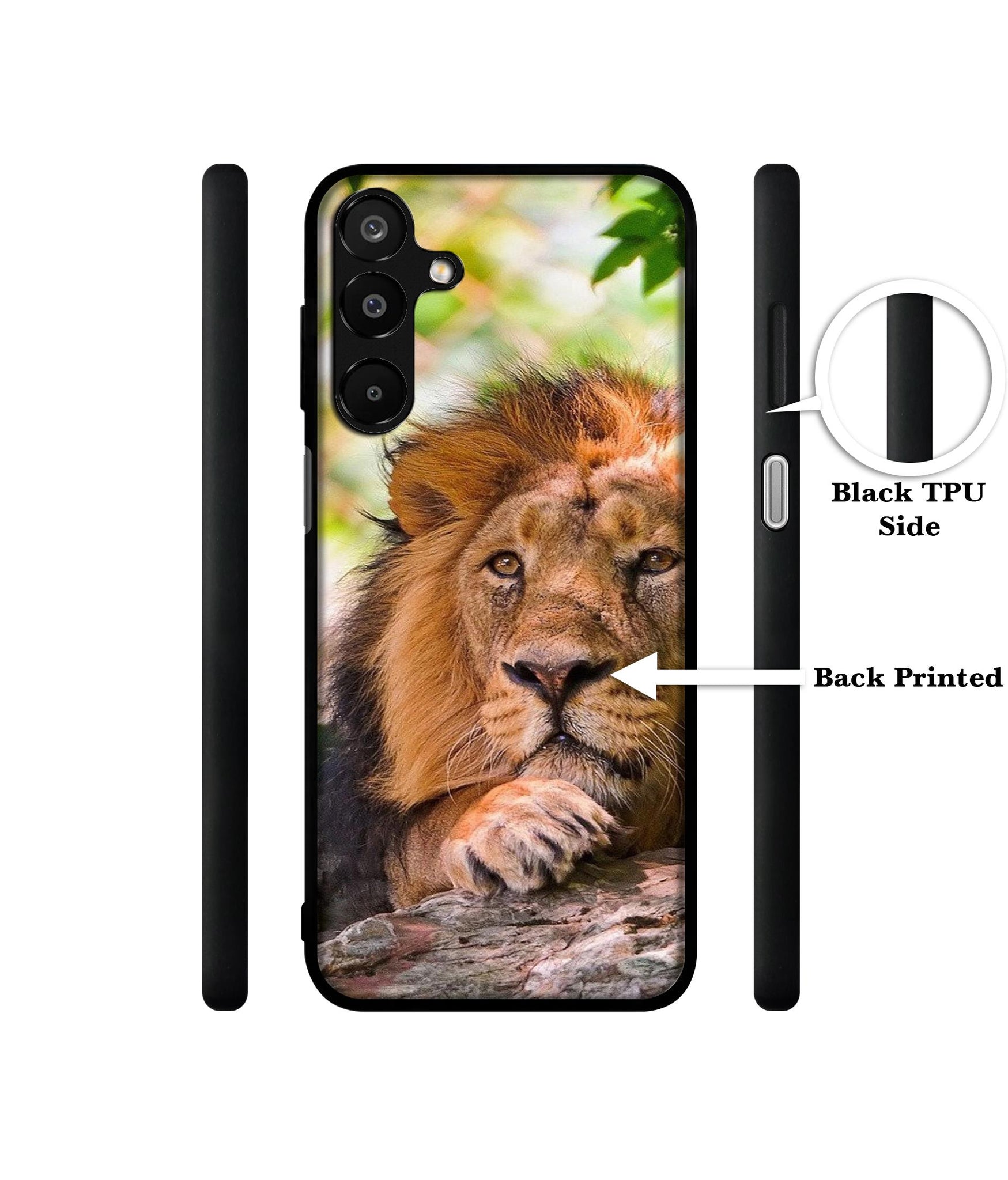 Tiger Pattern Print Designer 2D Printed Back Case Cover for Samsung Galaxy A16 4G / A16 5G