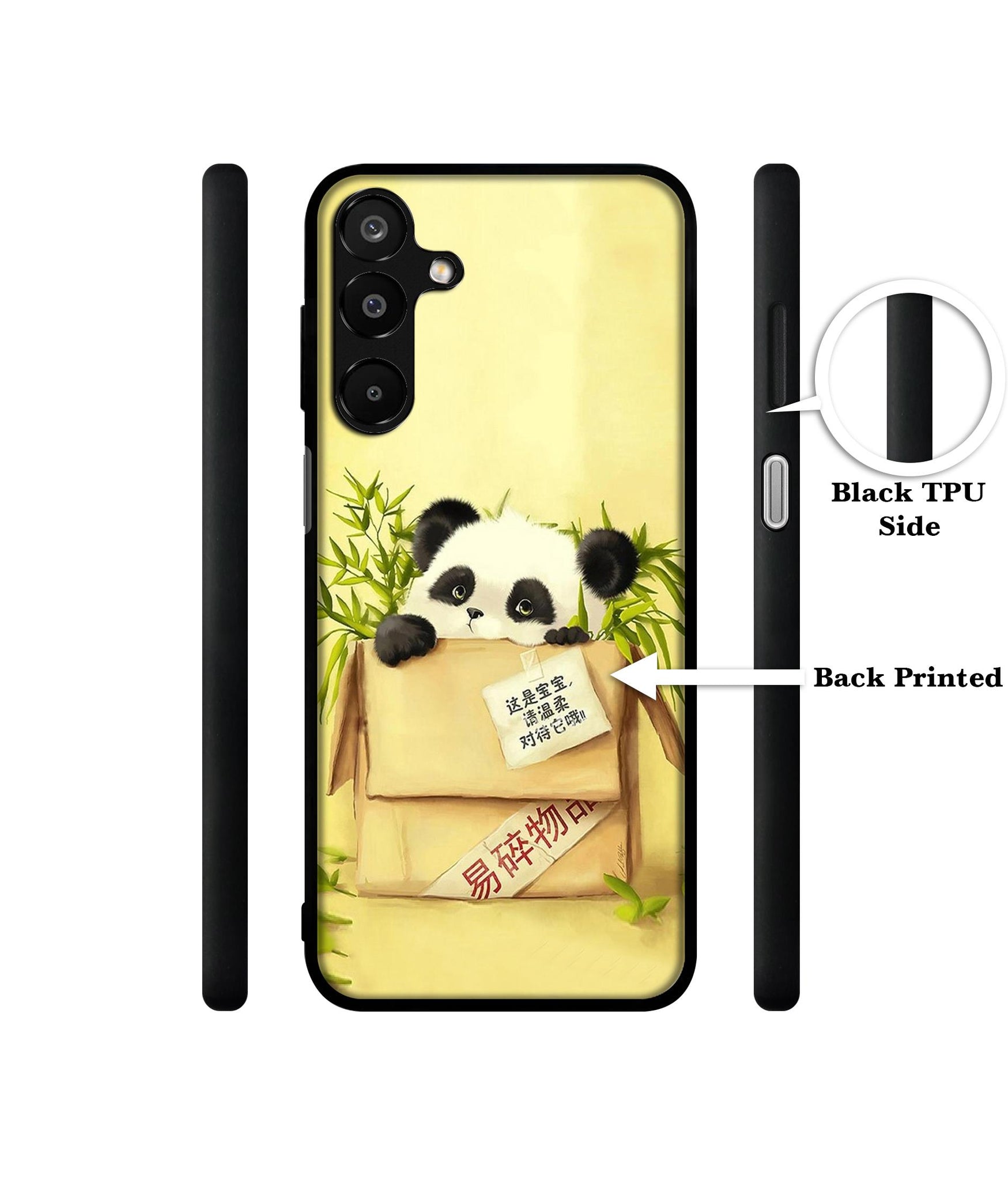Panda In Box Designer 2D Printed Back Case Cover for Samsung Galaxy A16 4G / A16 5G