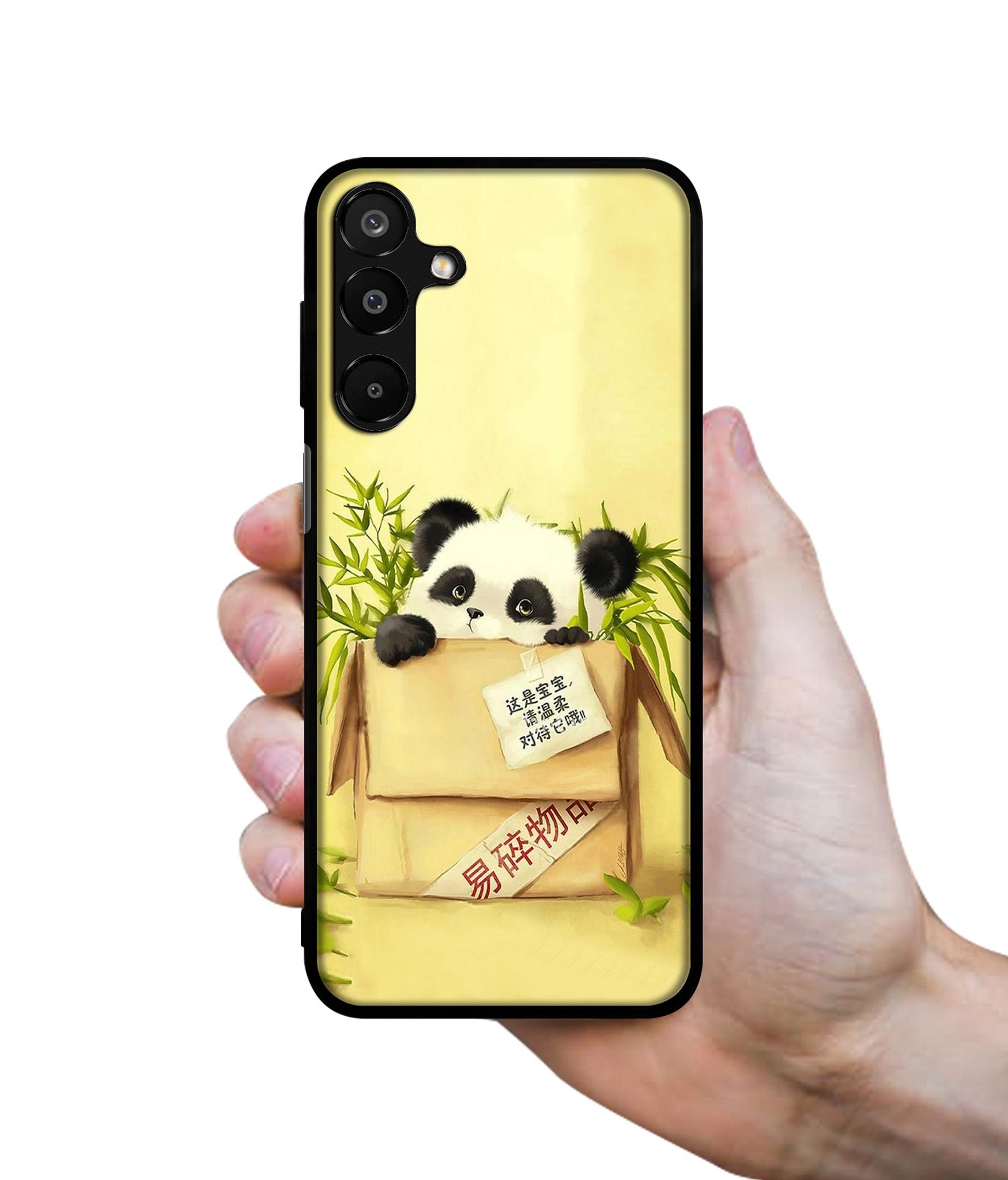 Panda In Box Designer 2D Printed Back Case Cover for Samsung Galaxy A16 4G / A16 5G
