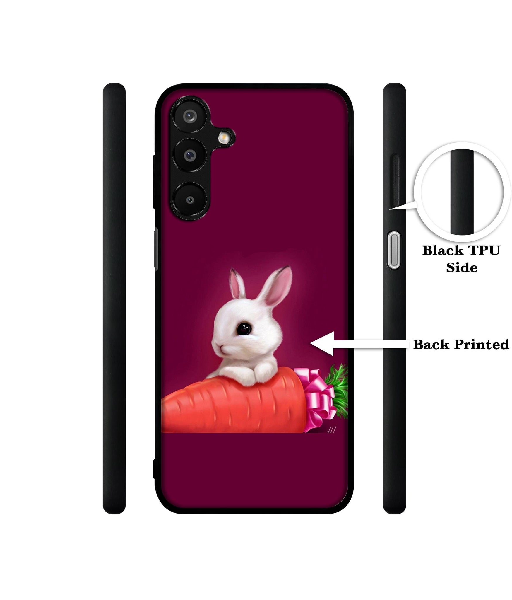 Bunny With Carrot Designer 2D Printed Back Case Cover for Samsung Galaxy A16 4G / A16 5G