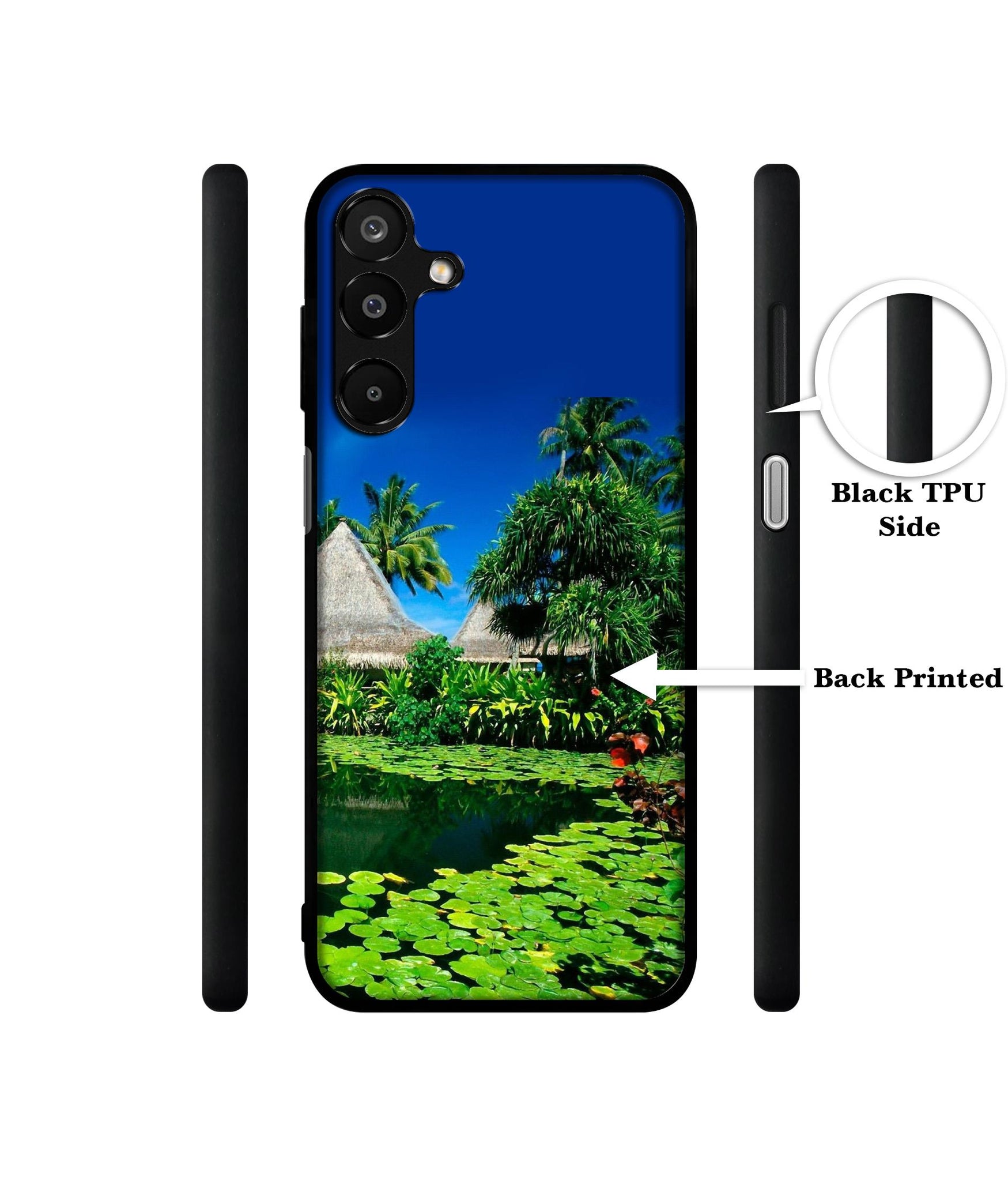 Tropics Water Designer 2D Printed Back Case Cover for Samsung Galaxy A16 4G / A16 5G