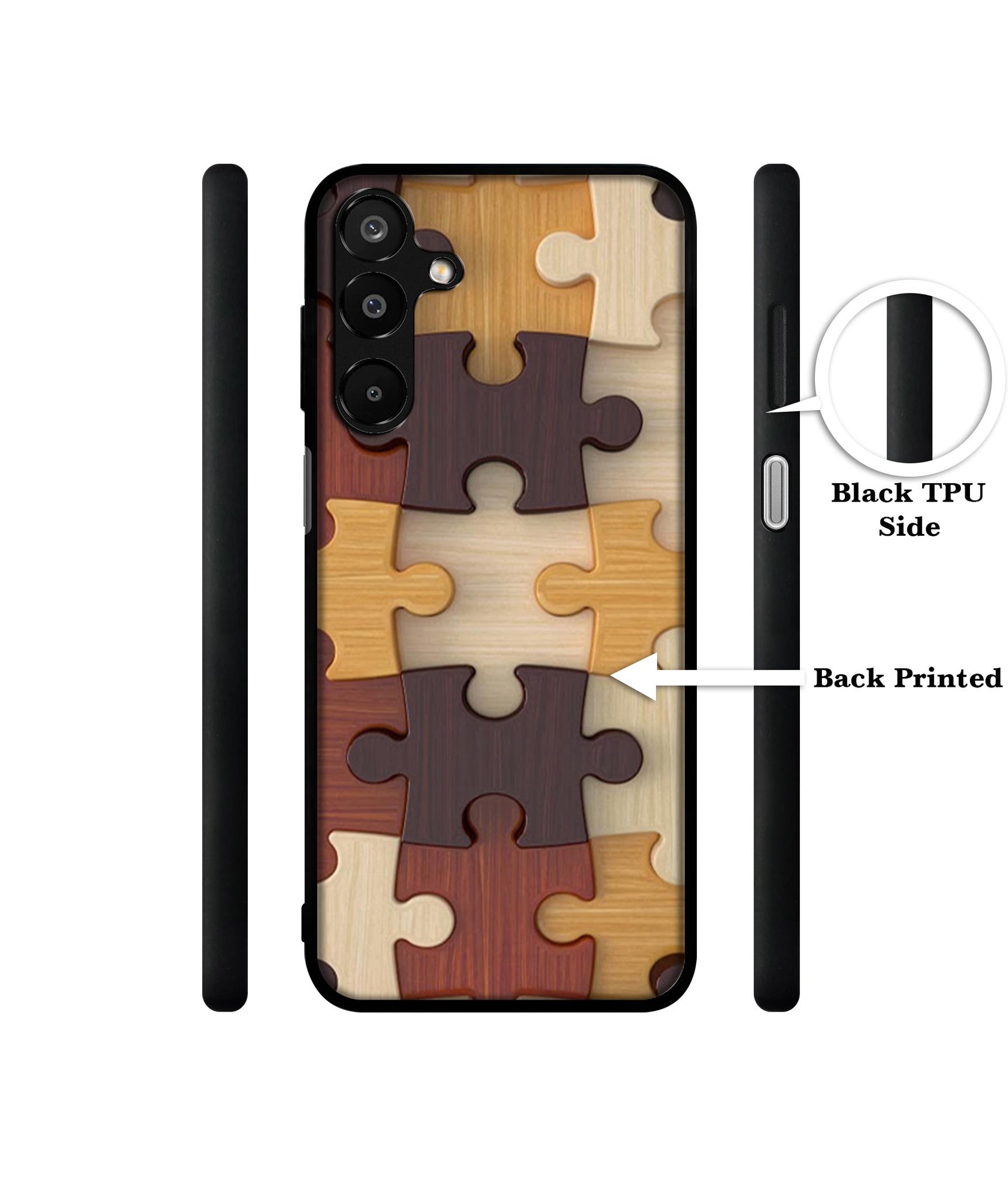 Puzzle Pattern Designer 2D Printed Back Case Cover for Samsung Galaxy A16 4G / A16 5G