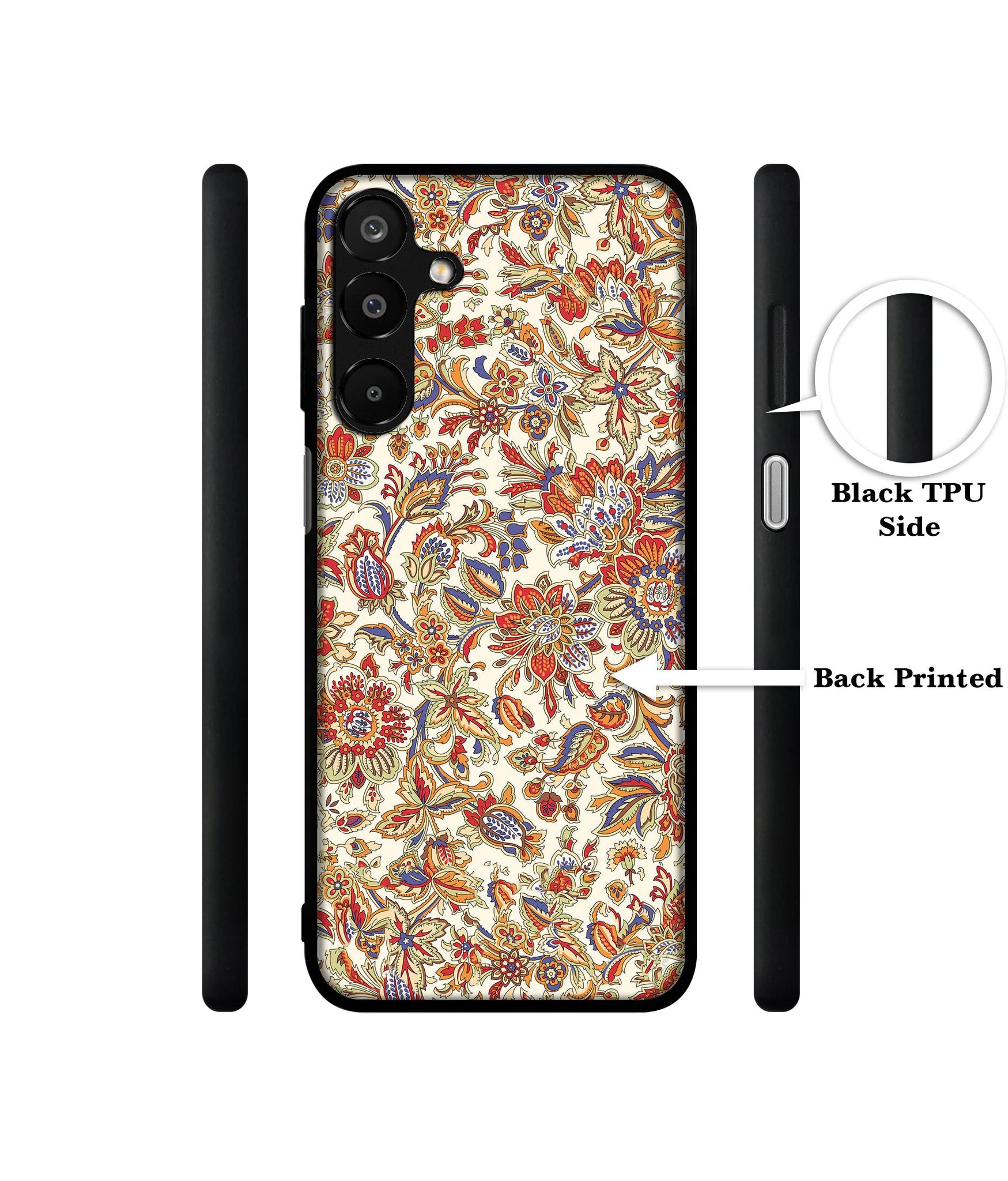 Floral Designer 2D Printed Back Case Cover for Samsung Galaxy A16 4G / A16 5G