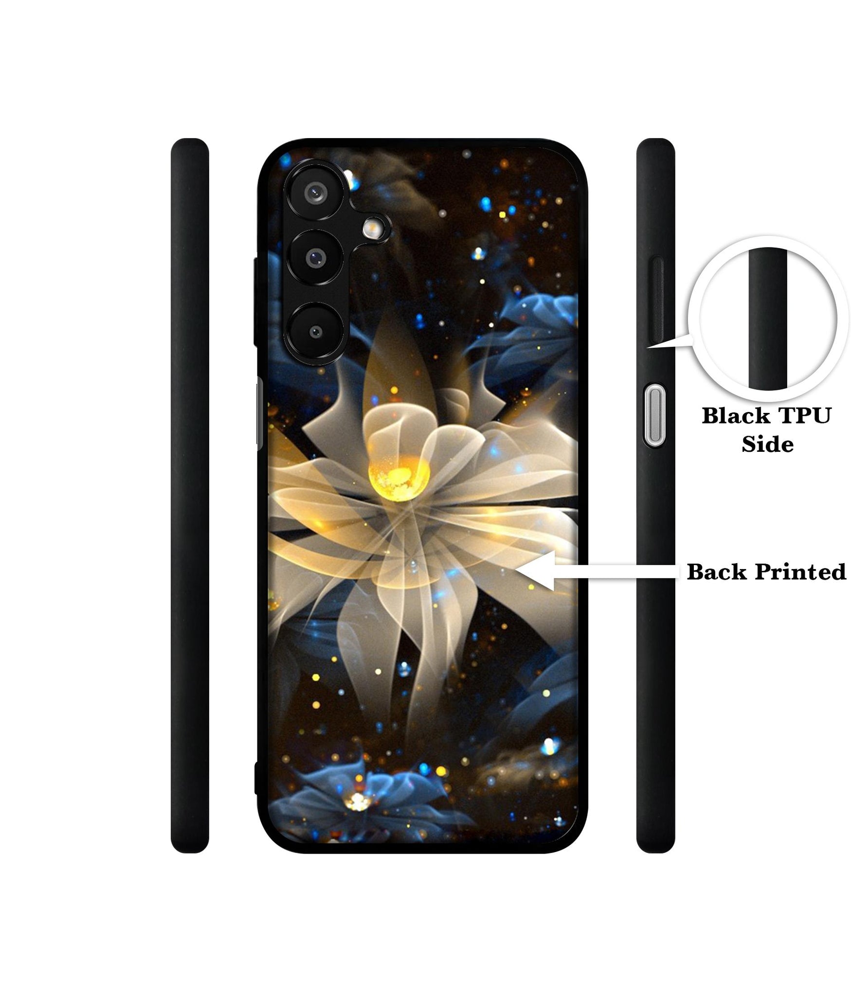 Art Flower Designer 2D Printed Back Case Cover for Samsung Galaxy A16 4G / A16 5G