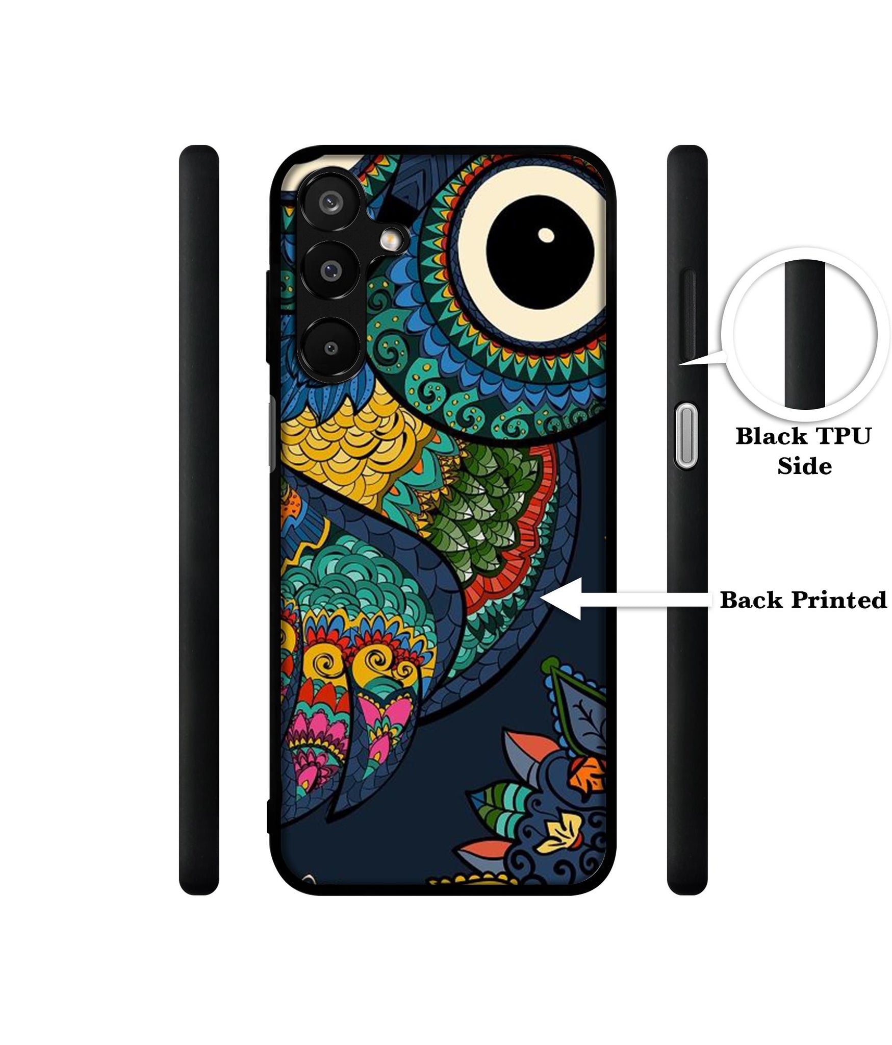 Owl Illustration Designer 2D Printed Back Case Cover for Samsung Galaxy A16 4G / A16 5G