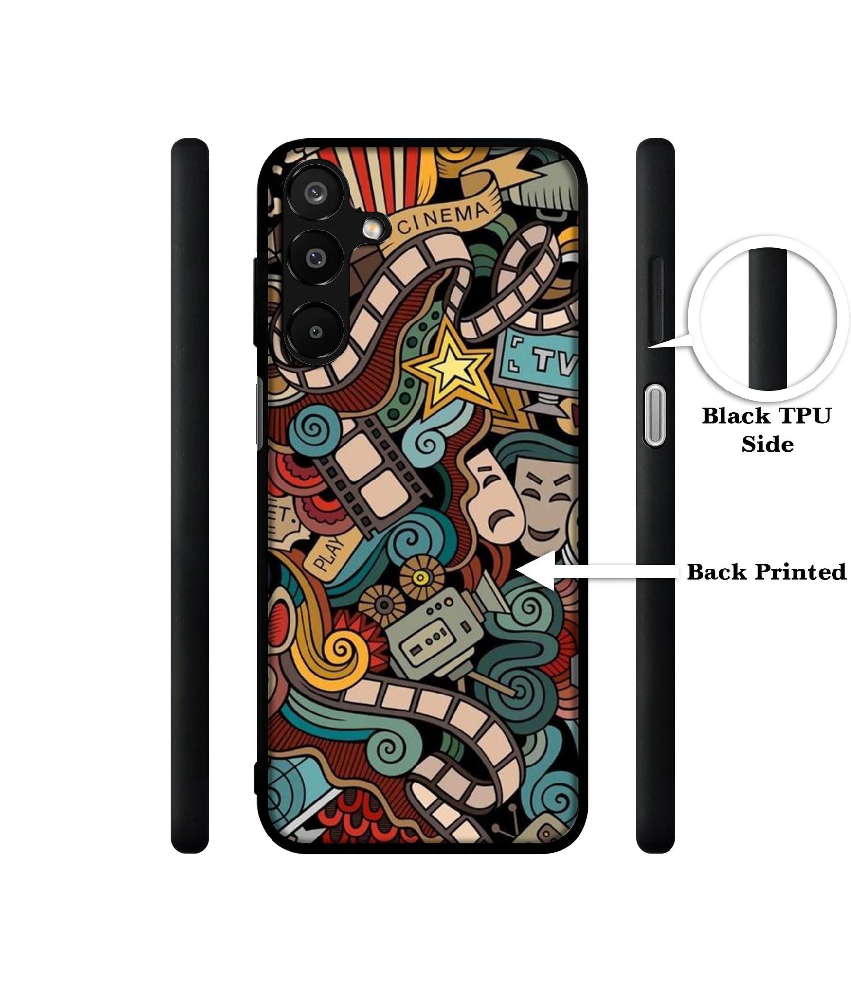 Movies Designer 2D Printed Back Case Cover for Samsung Galaxy A16 4G / A16 5G