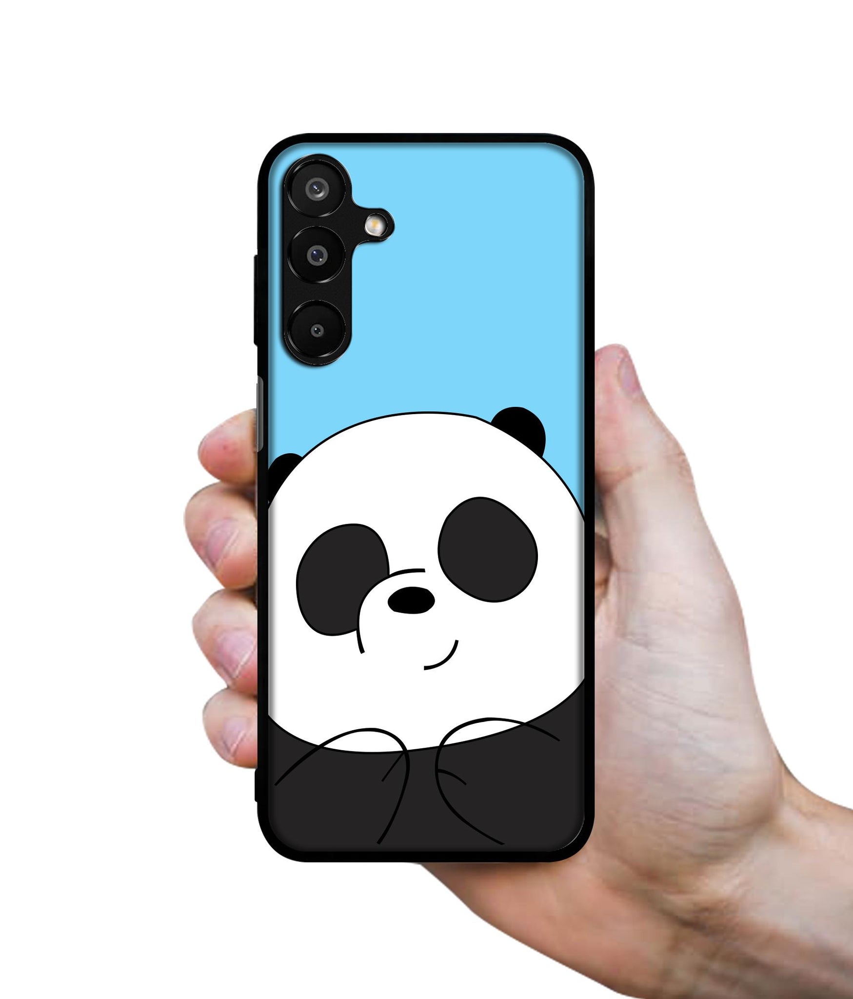 Cute Panda Designer 2D Printed Back Case Cover for Samsung Galaxy A16 4G / A16 5G