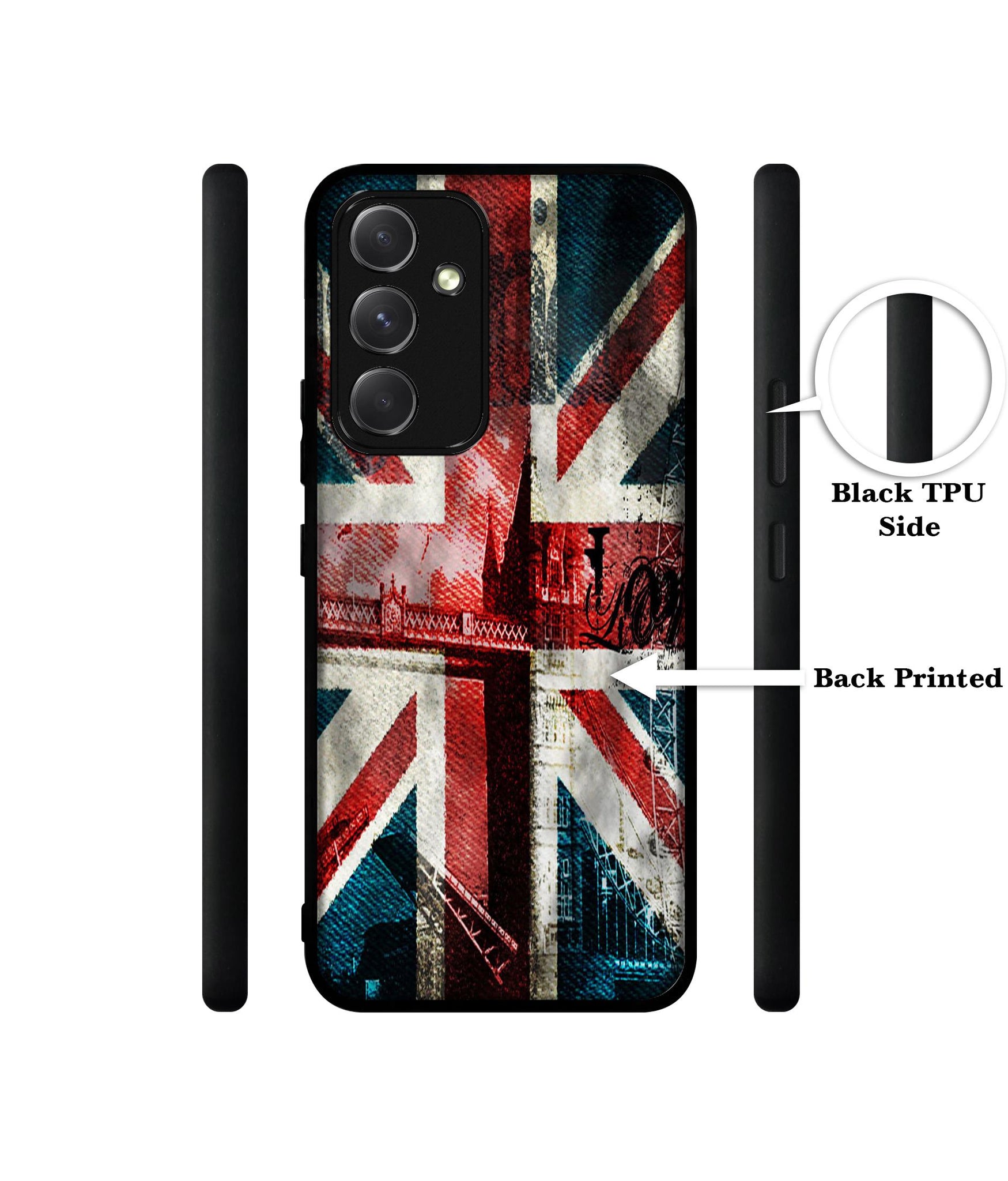 London Flag wallpaper Designer 2D Printed Back Case Cover for Samsung Galaxy A54 5G