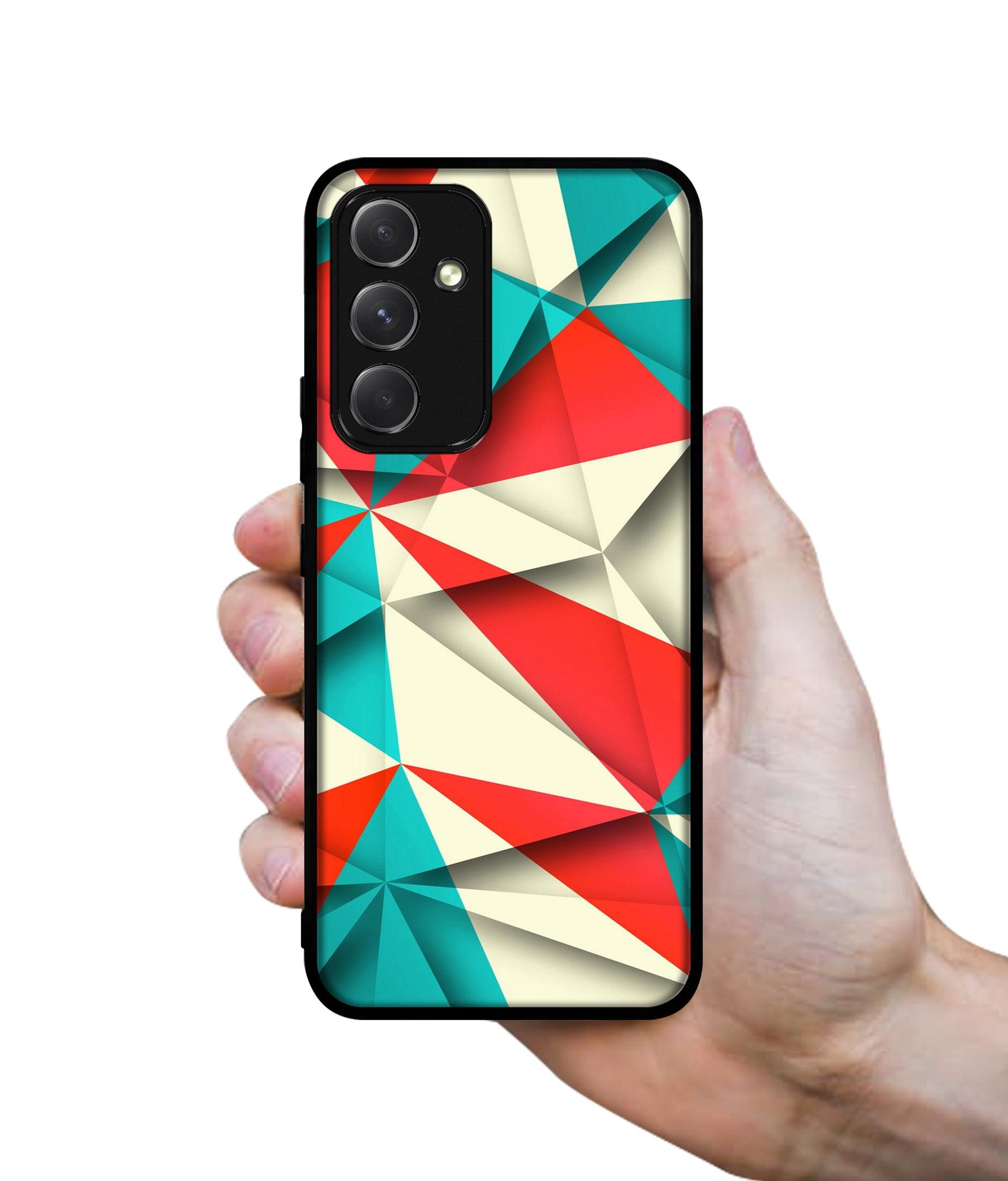 Red Blue White Pattern Designer 2D Printed Back Case Cover for Samsung Galaxy A54 5G