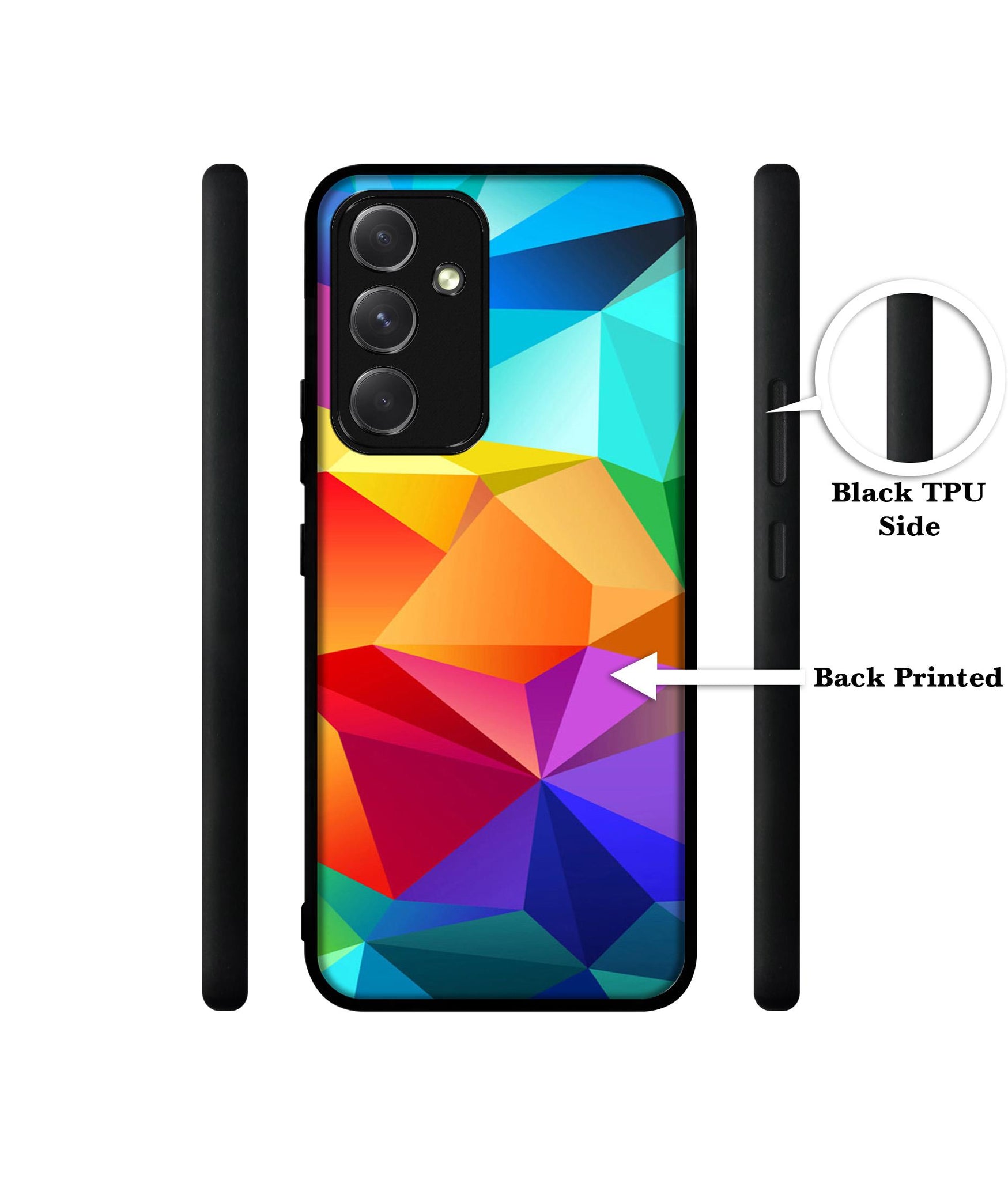 Colorful Pattern Designer 2D Printed Back Case Cover for Samsung Galaxy A54 5G