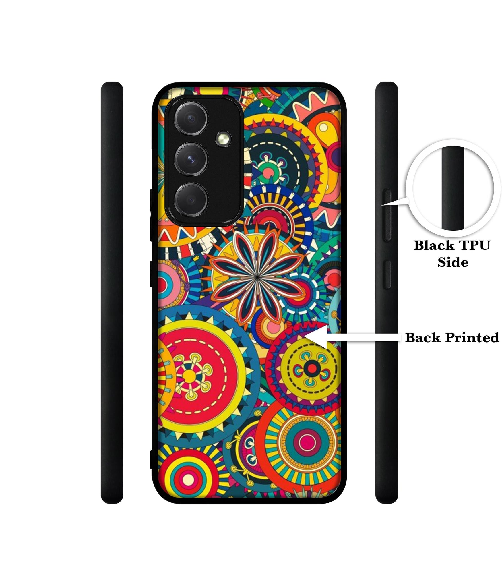 Ring Pattern Print Designer 2D Printed Back Case Cover for Samsung Galaxy A54 5G