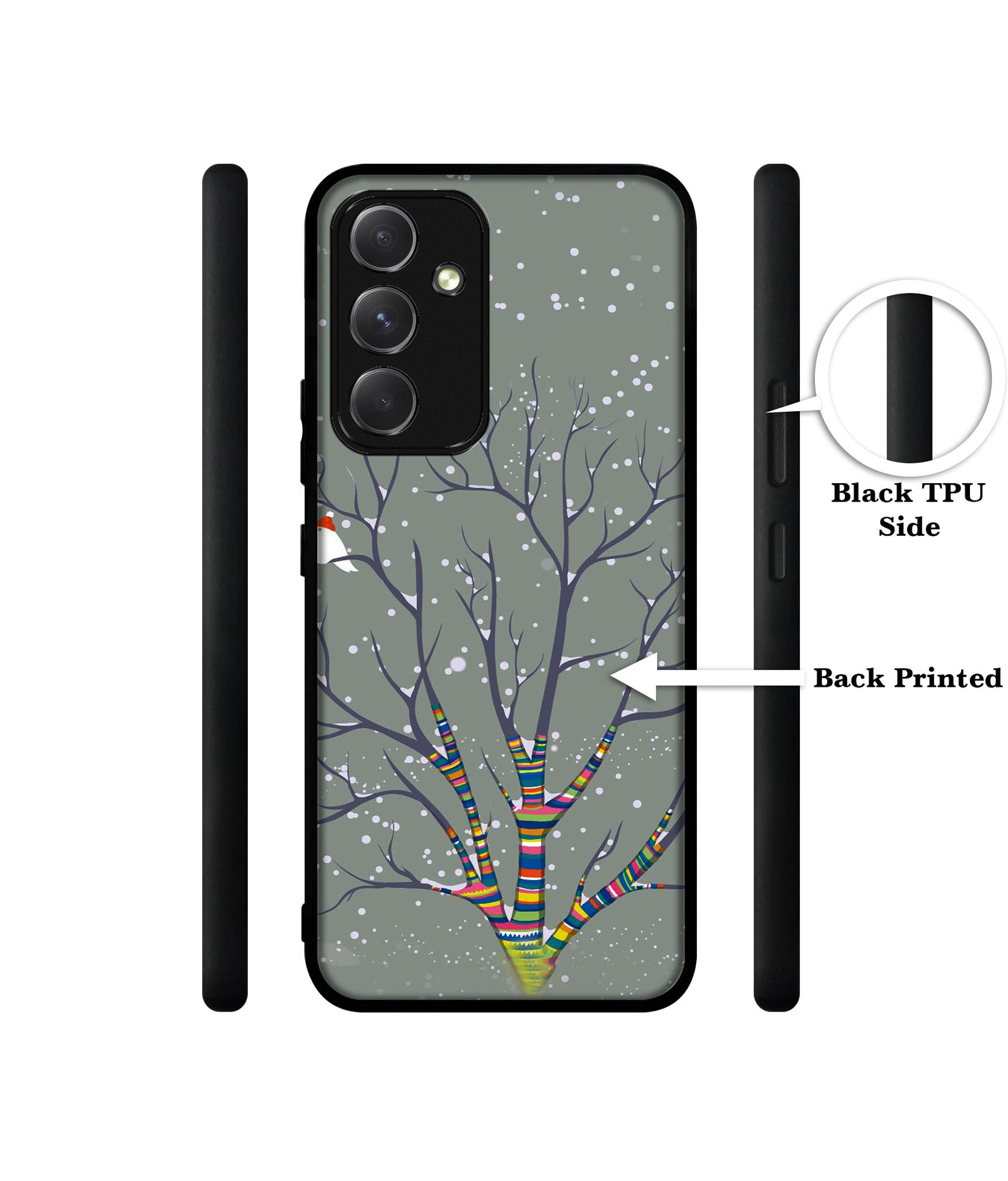 Winter Pattern Print Designer 2D Printed Back Case Cover for Samsung Galaxy A54 5G