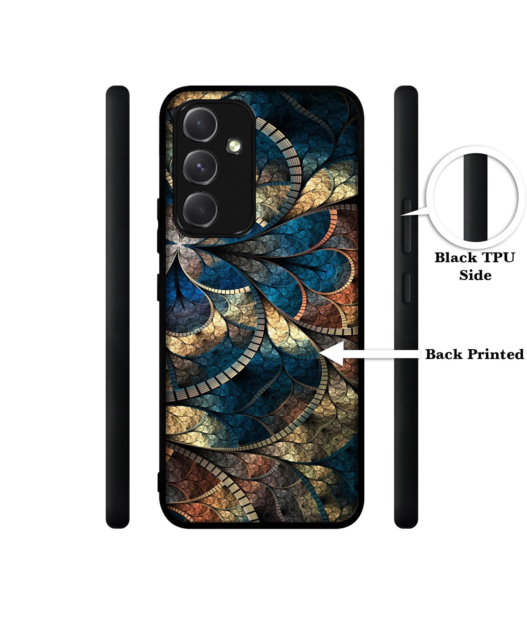Fractional Pattern Designer 2D Printed Back Case Cover for Samsung Galaxy A54 5G