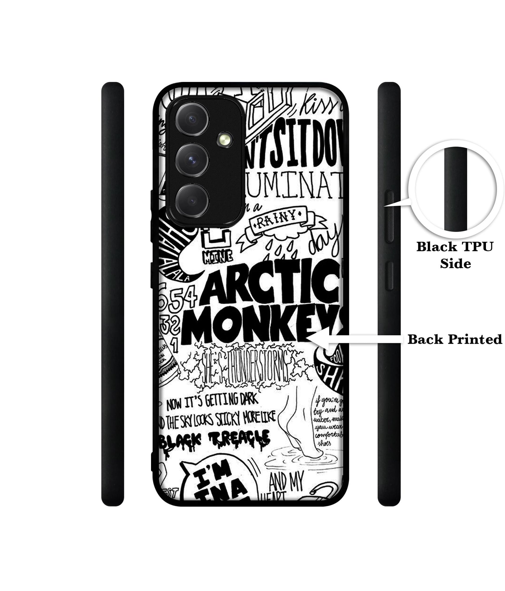 Arctic Monkeys Pattern Designer 2D Printed Back Case Cover for Samsung Galaxy A54 5G