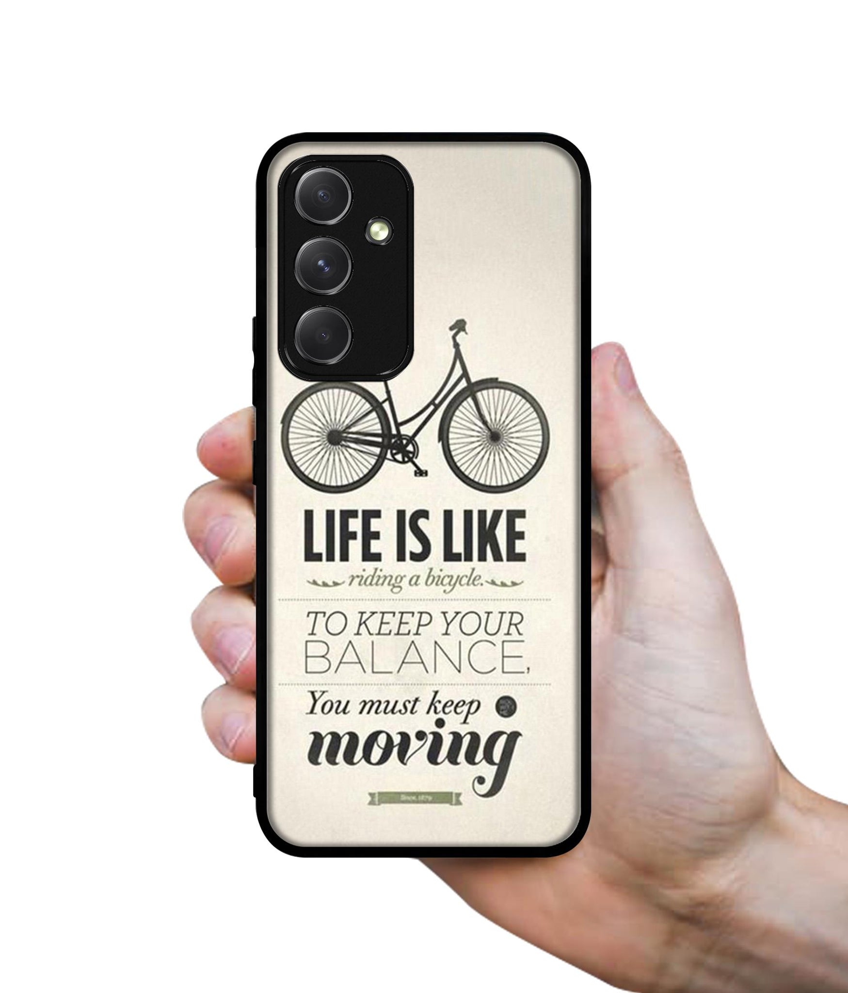 Life is Like Moving Designer 2D Printed Back Case Cover for Samsung Galaxy A54 5G