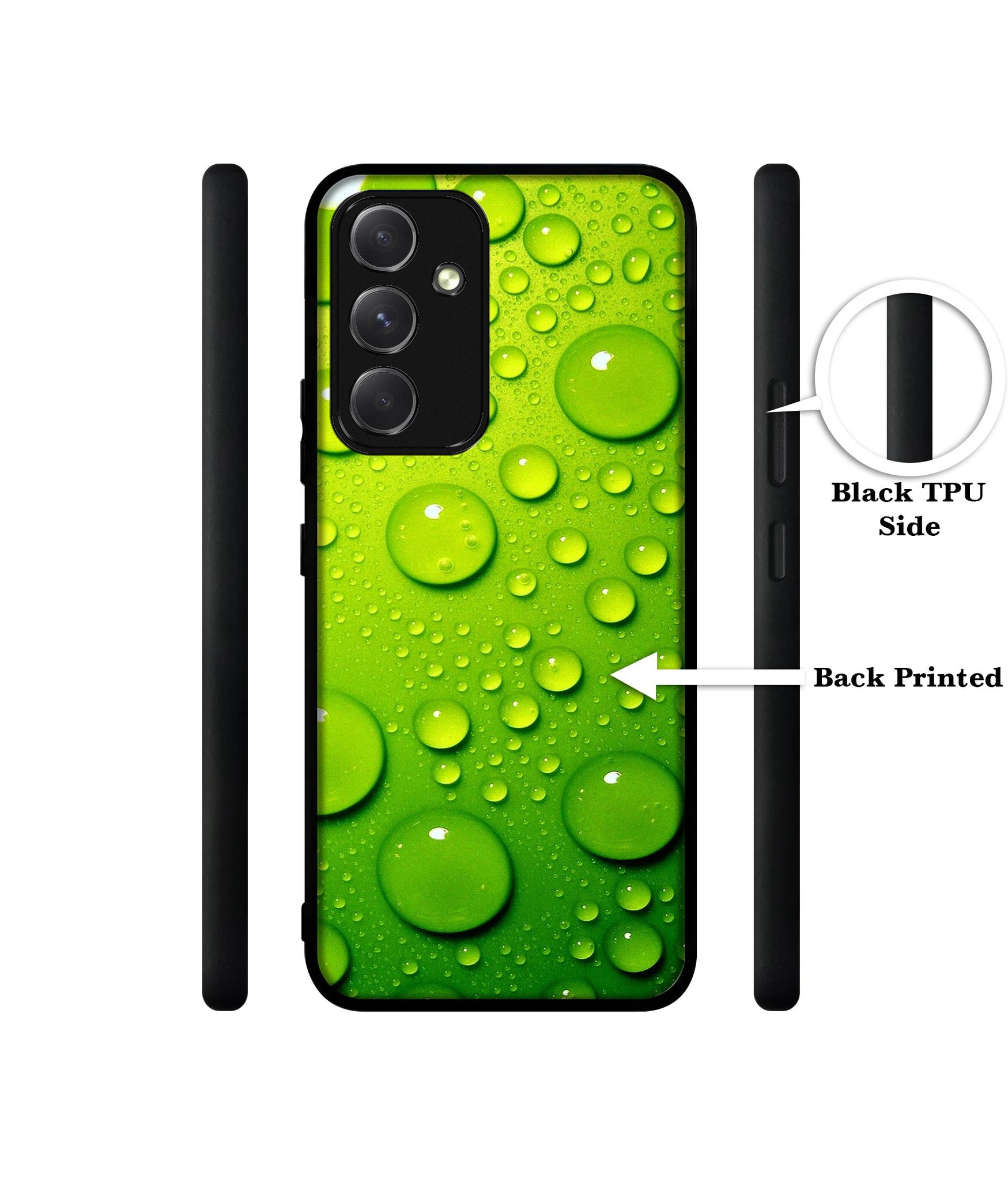 Green Bubbles Designer 2D Printed Back Case Cover for Samsung Galaxy A54 5G