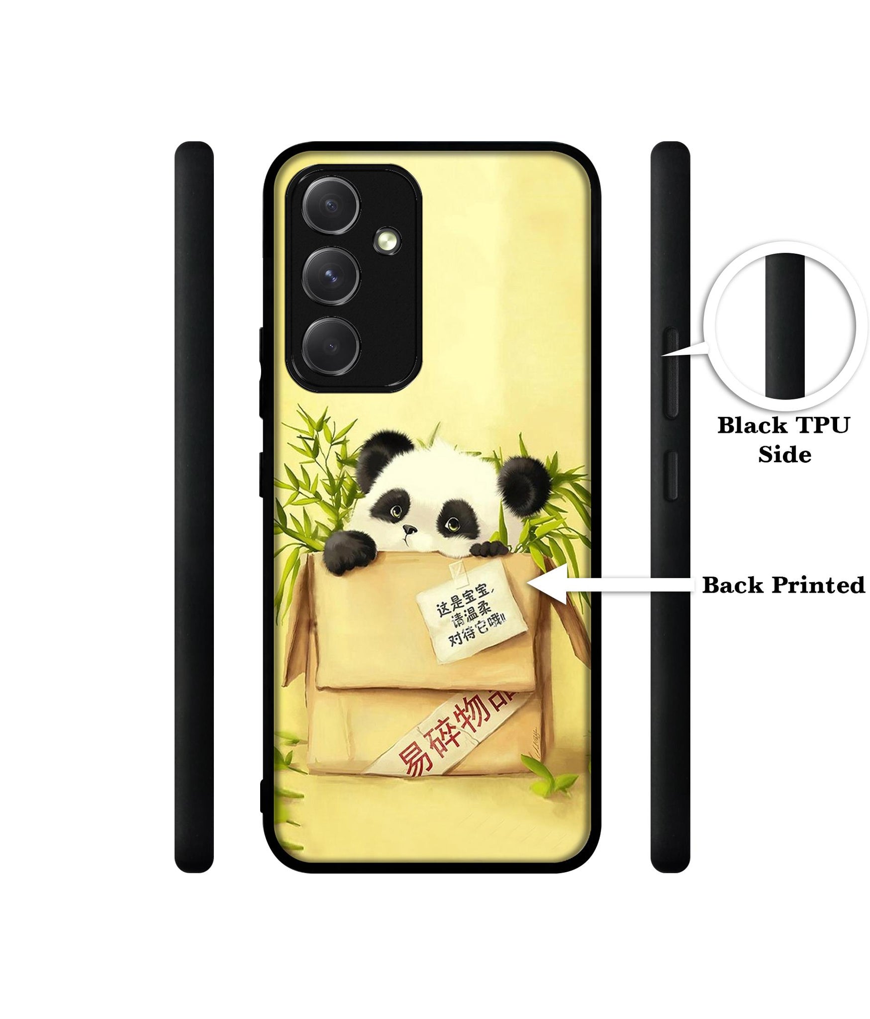 Panda In Box Designer 2D Printed Back Case Cover for Samsung Galaxy A54 5G