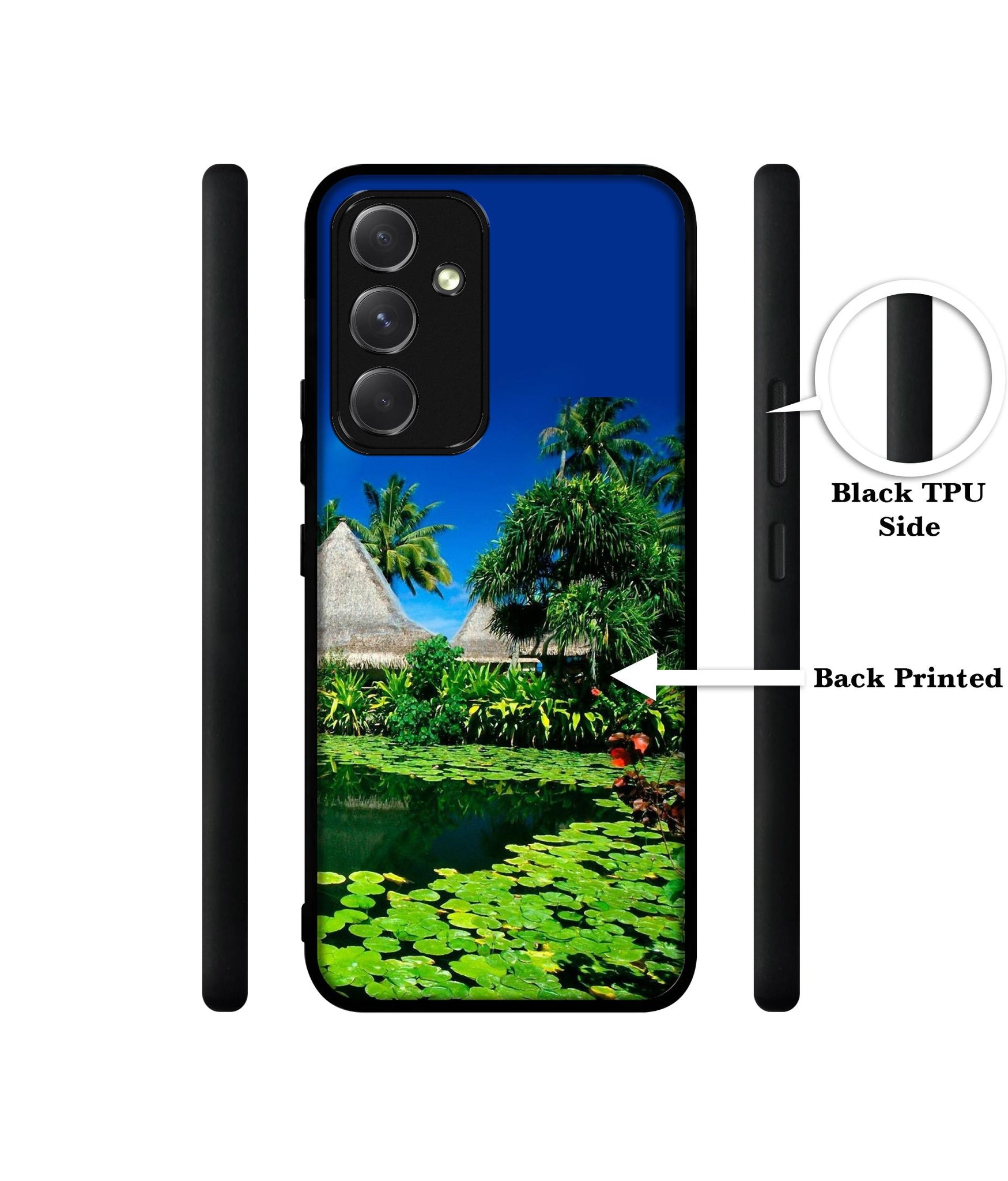 Tropics Water Designer 2D Printed Back Case Cover for Samsung Galaxy A54 5G