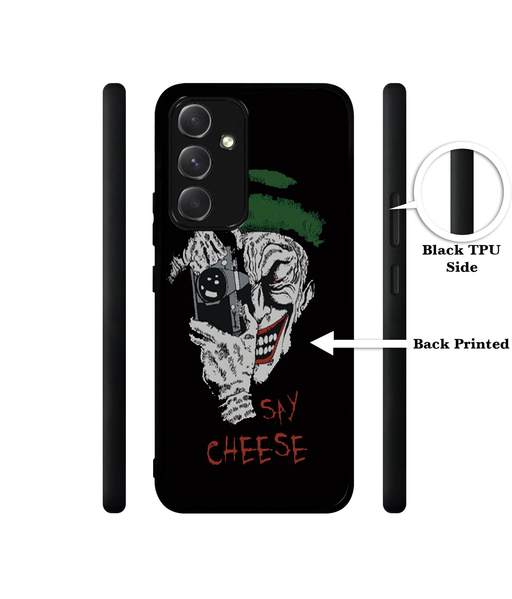 Joker Say Cheese Designer 2D Printed Back Case Cover for Samsung Galaxy A54 5G