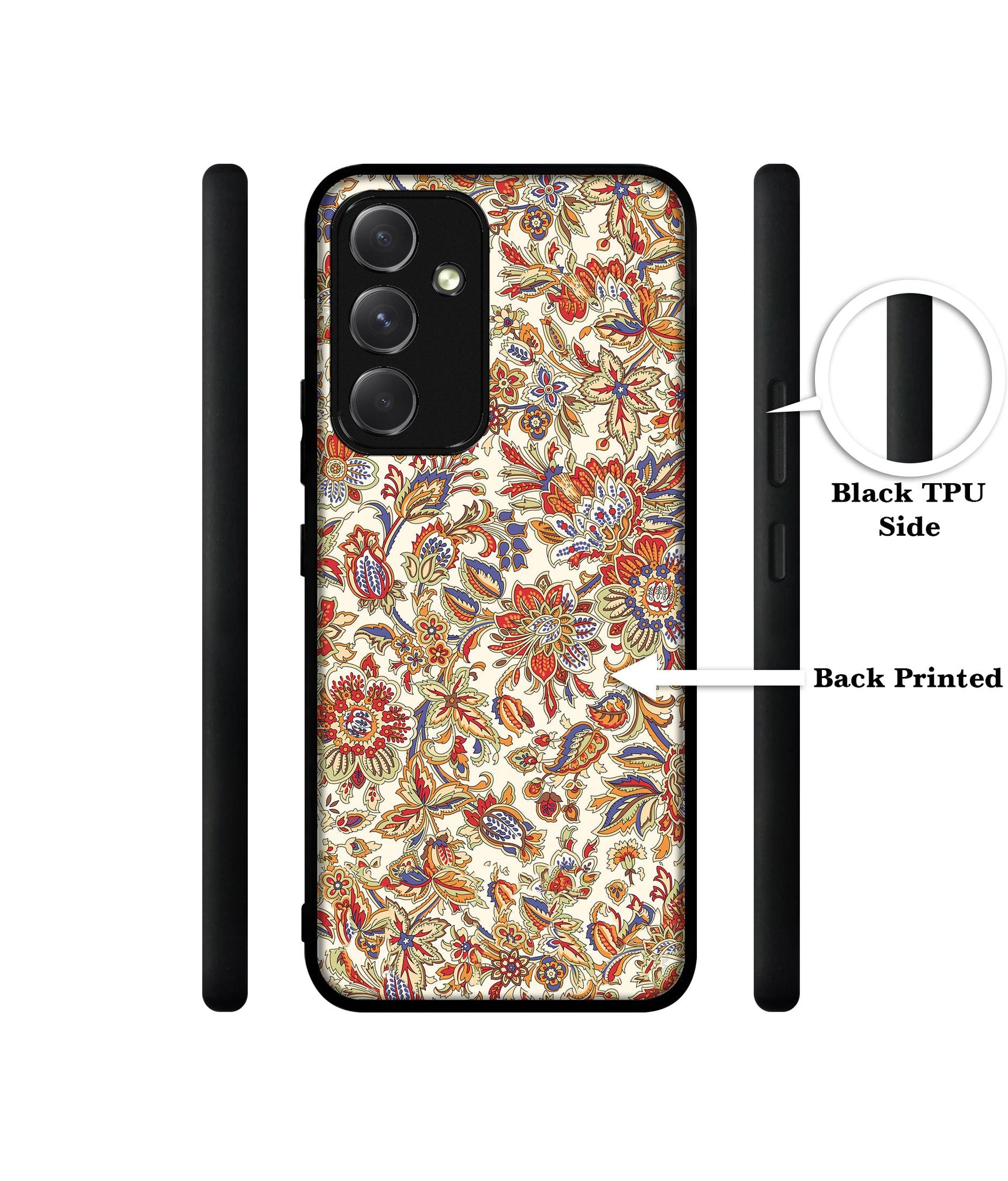 Floral Designer 2D Printed Back Case Cover for Samsung Galaxy A54 5G