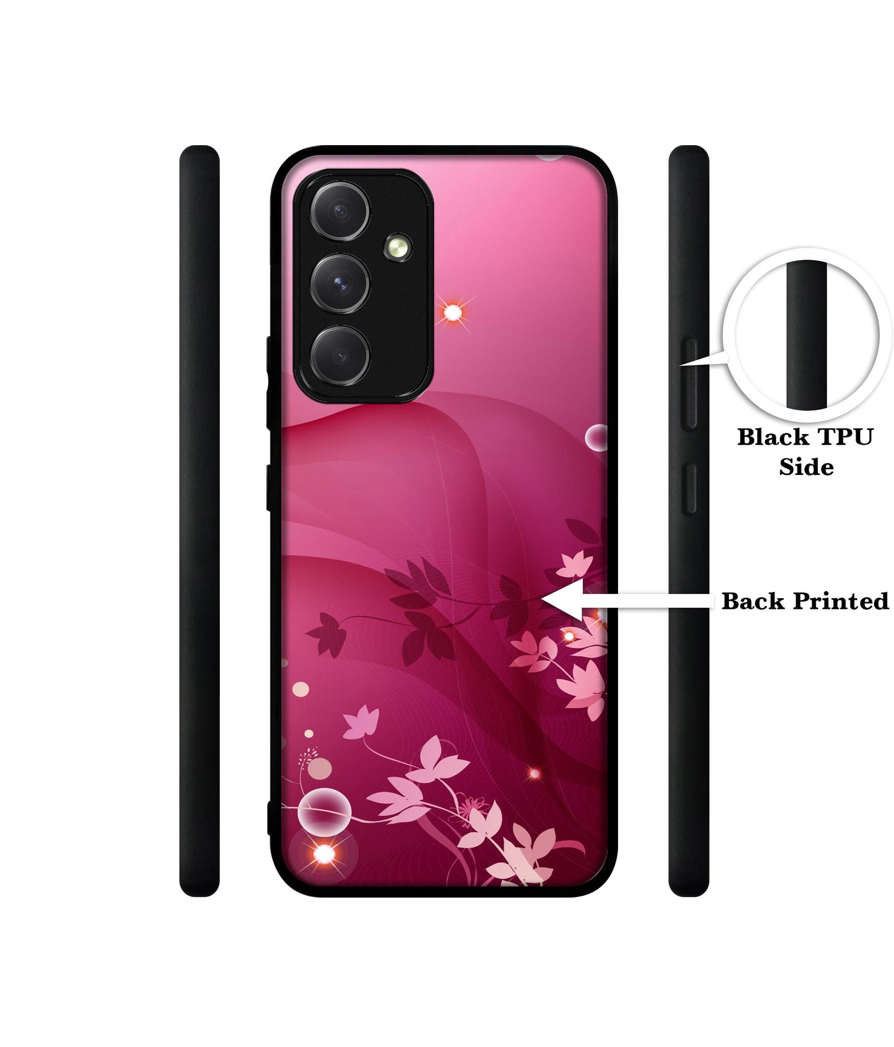 Pink Abstract Designer 2D Printed Back Case Cover for Samsung Galaxy A54 5G