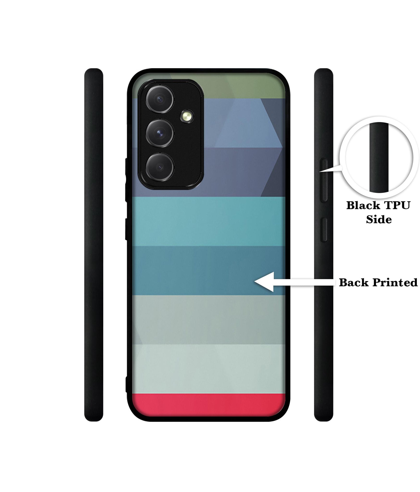 Colorful Lines Designer 2D Printed Back Case Cover for Samsung Galaxy A54 5G
