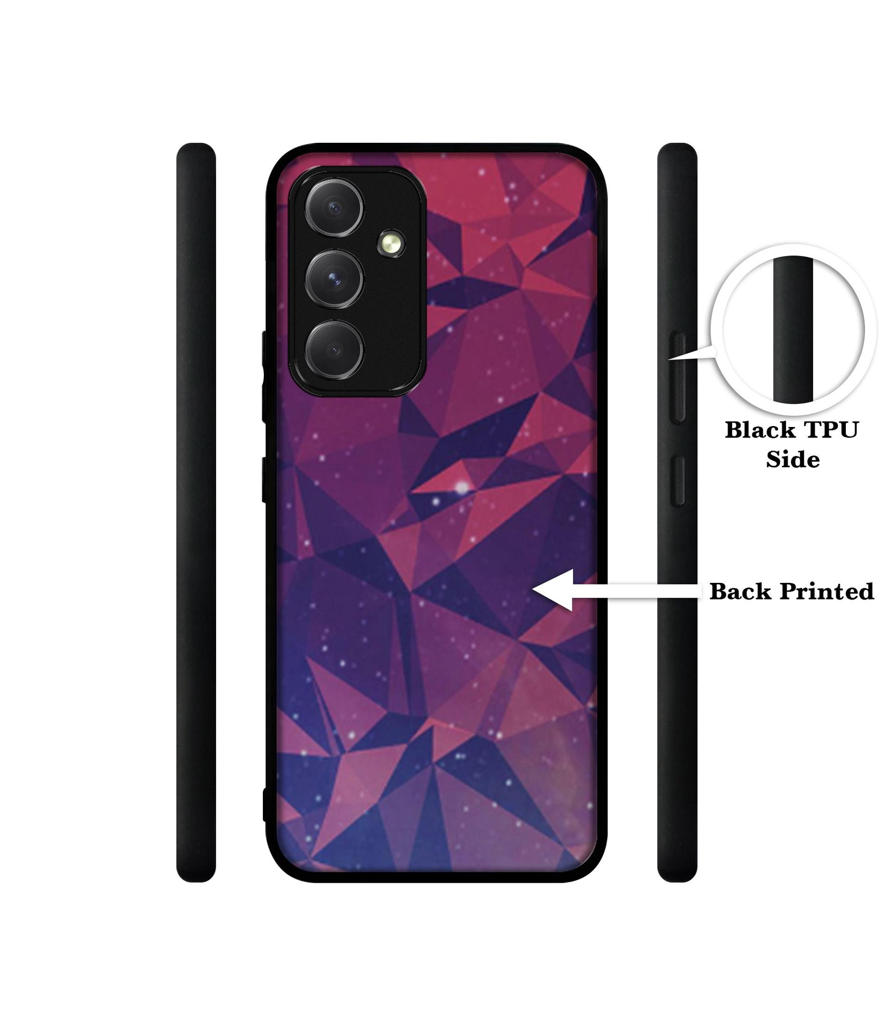 Bad Color Shape Designer 2D Printed Back Case Cover for Samsung Galaxy A54 5G