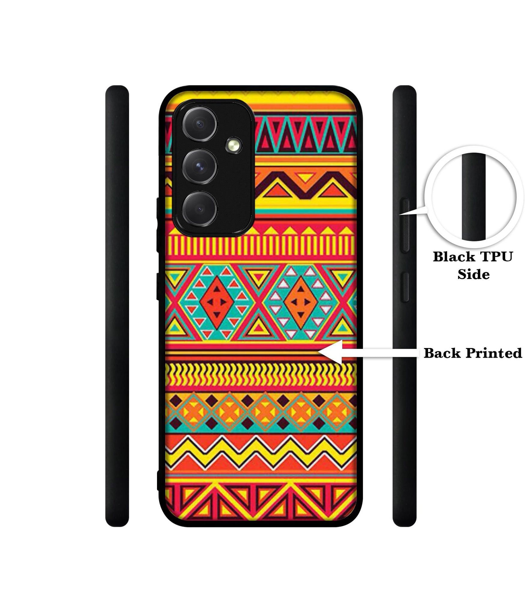 Artistic Rangoli Designer 2D Printed Back Case Cover for Samsung Galaxy A54 5G