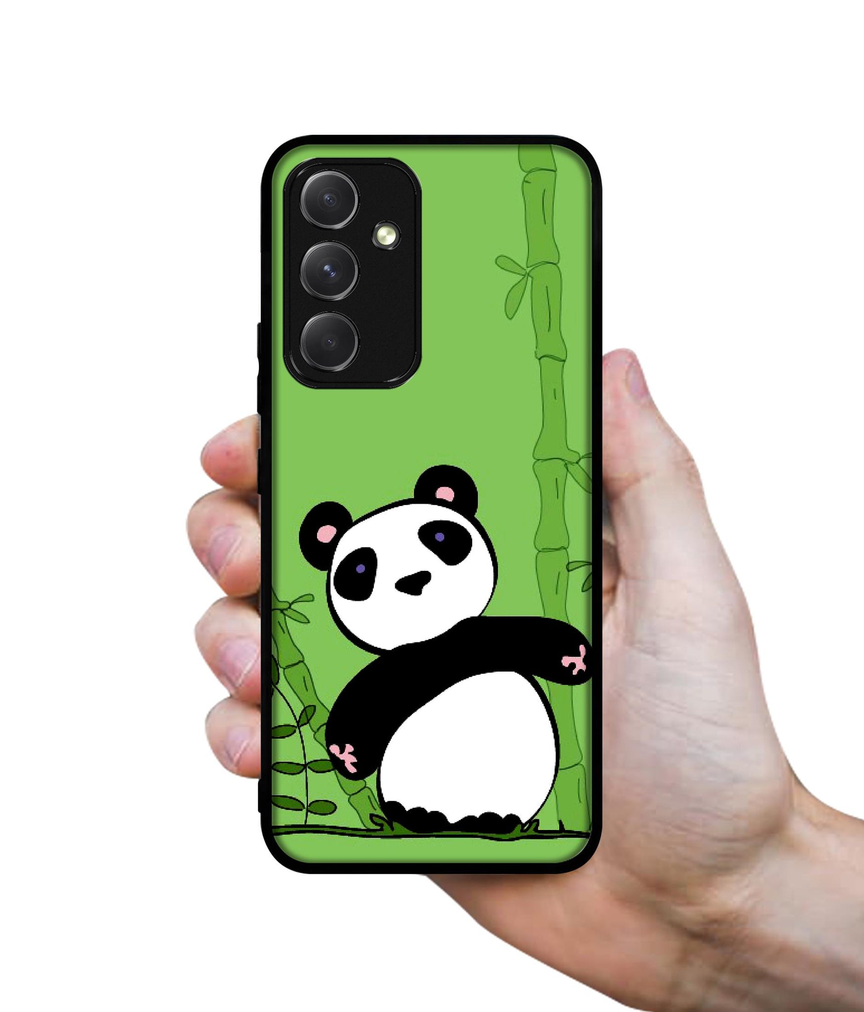 Panda with Bamboo Designer 2D Printed Back Case Cover for Samsung Galaxy A54 5G