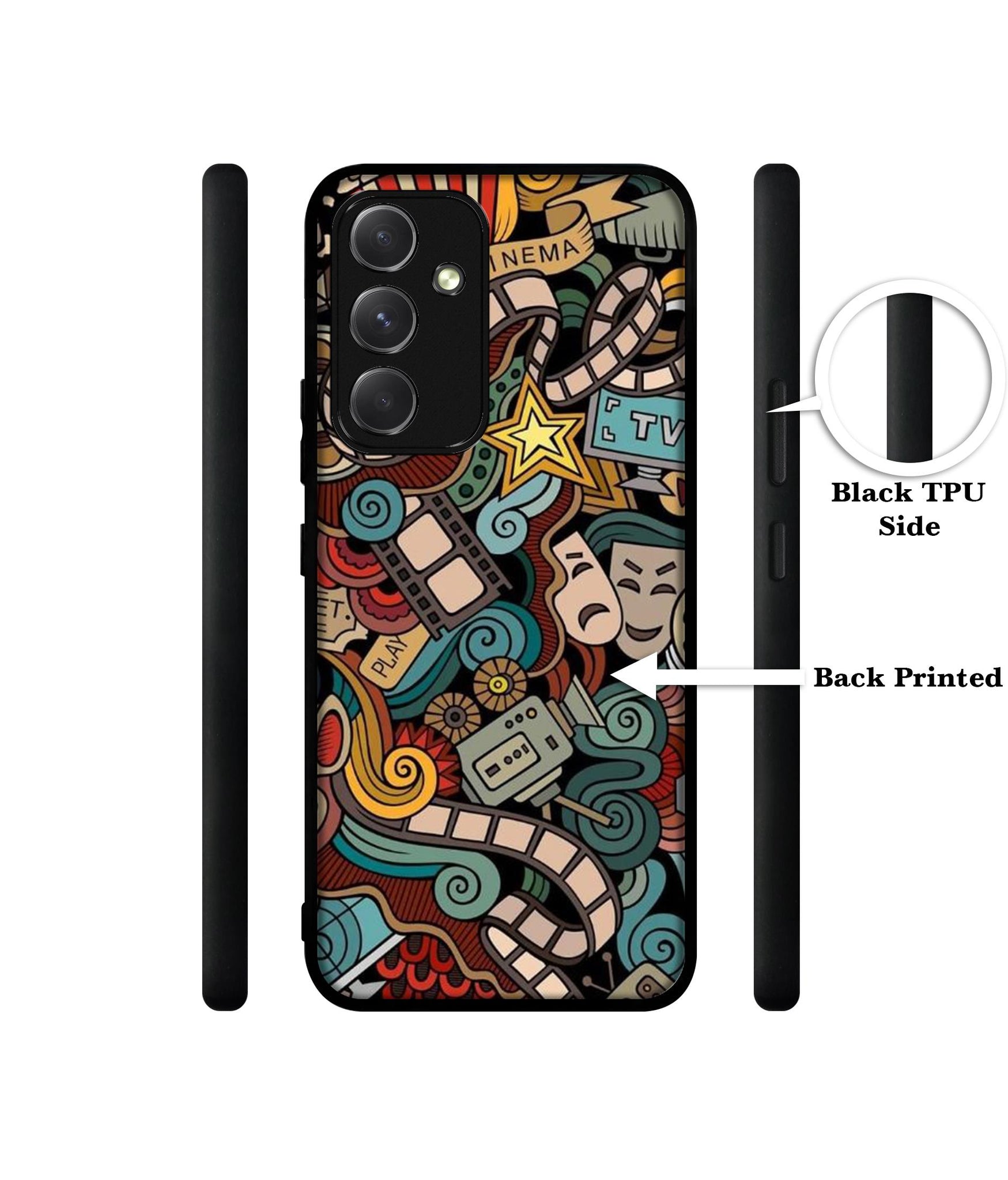 Movies Designer 2D Printed Back Case Cover for Samsung Galaxy A54 5G