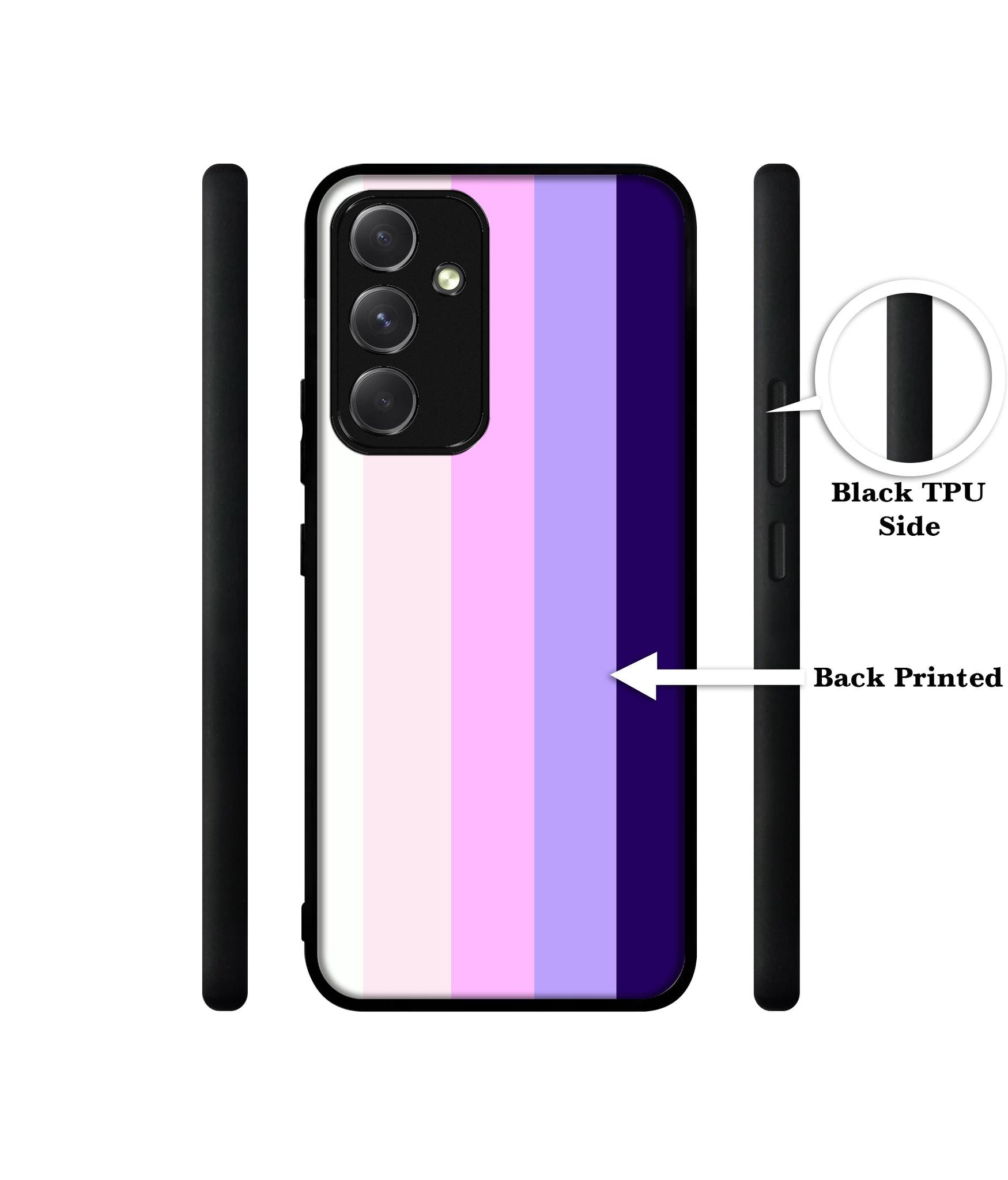 Pink and Purple Lines Designer 2D Printed Back Case Cover for Samsung Galaxy A54 5G