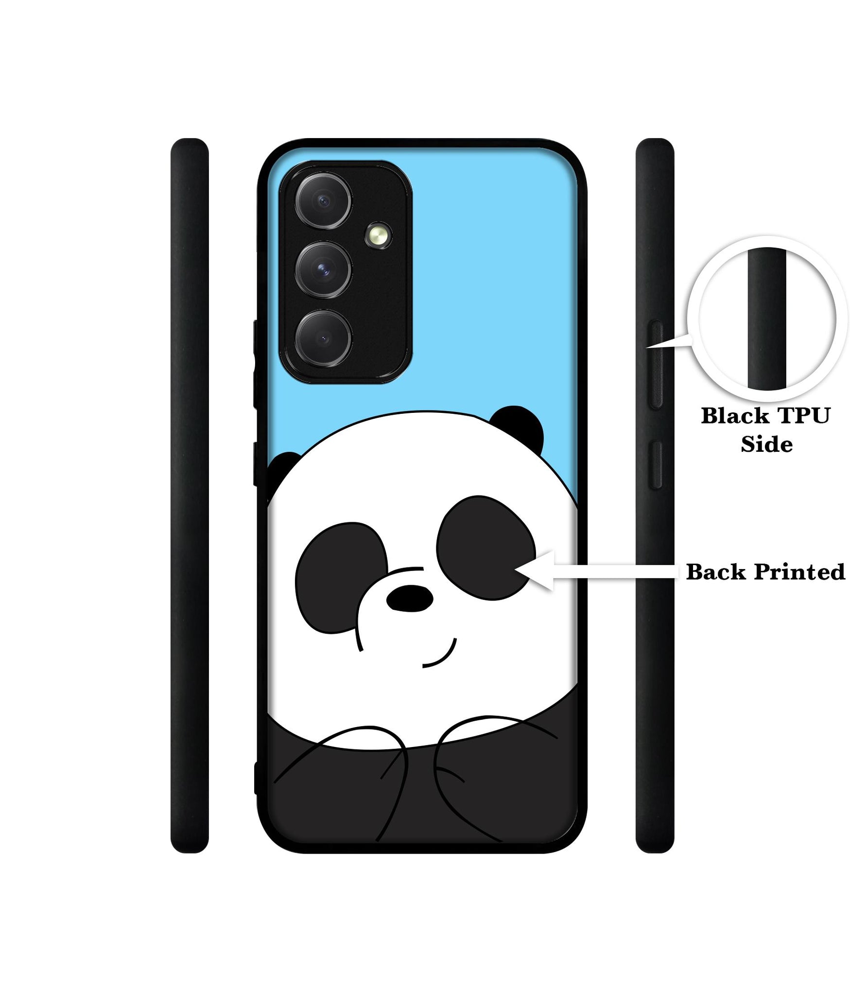 Cute Panda Designer 2D Printed Back Case Cover for Samsung Galaxy A54 5G