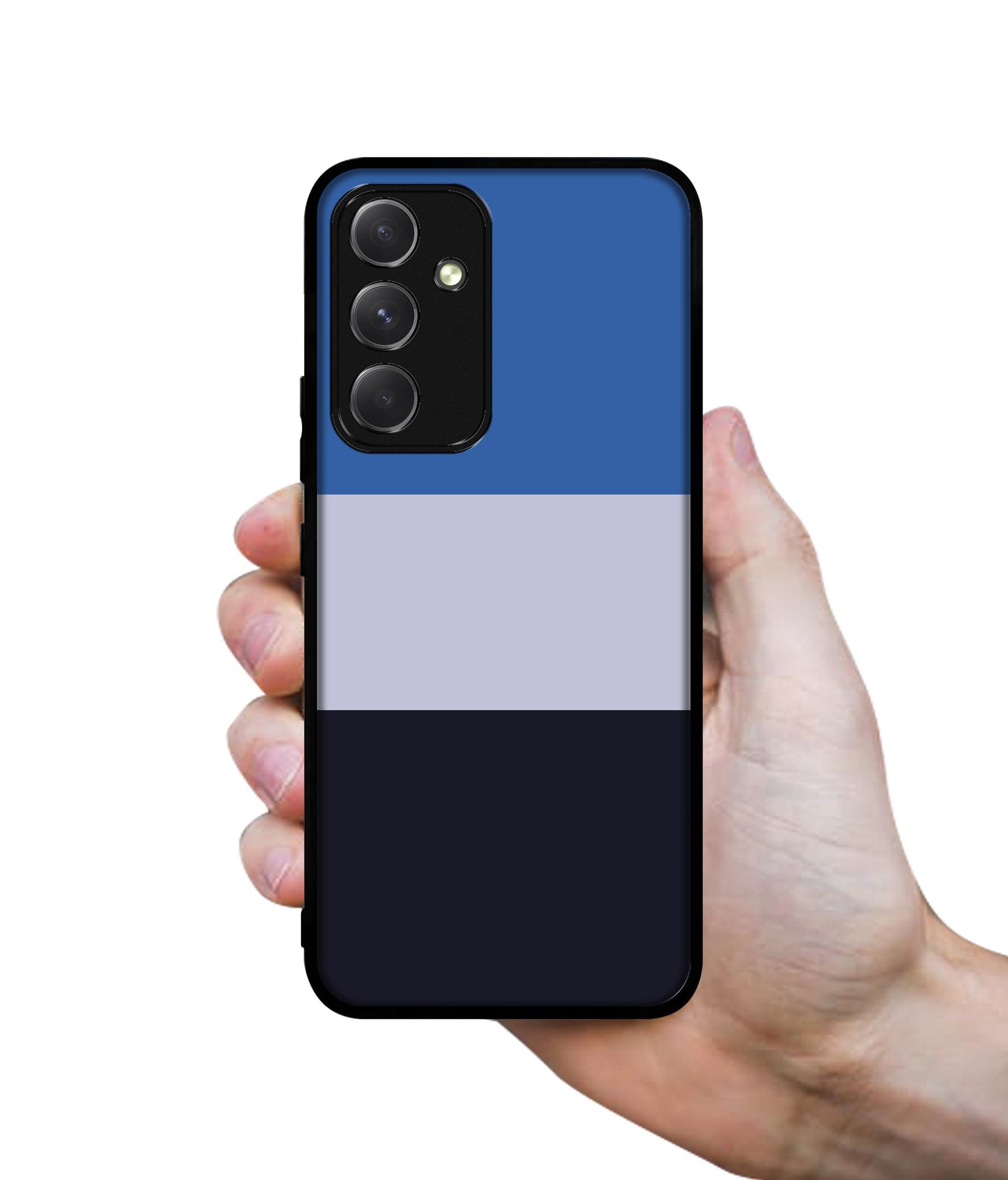 Three Color Stripes Designer 2D Printed Back Case Cover for Samsung Galaxy A54 5G