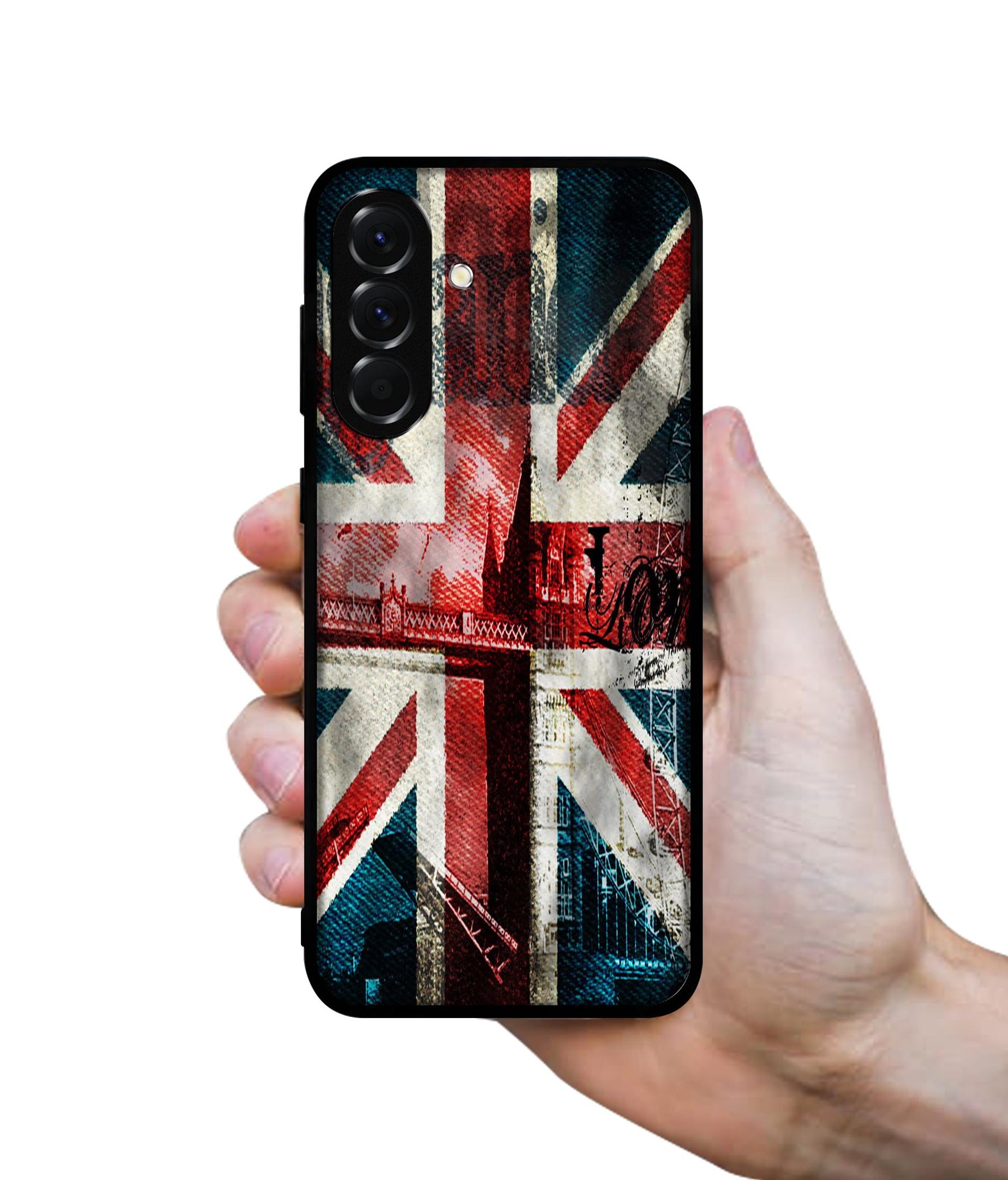 London Flag wallpaper Designer 2D Printed Back Case Cover for Samsung Galaxy A56 5G