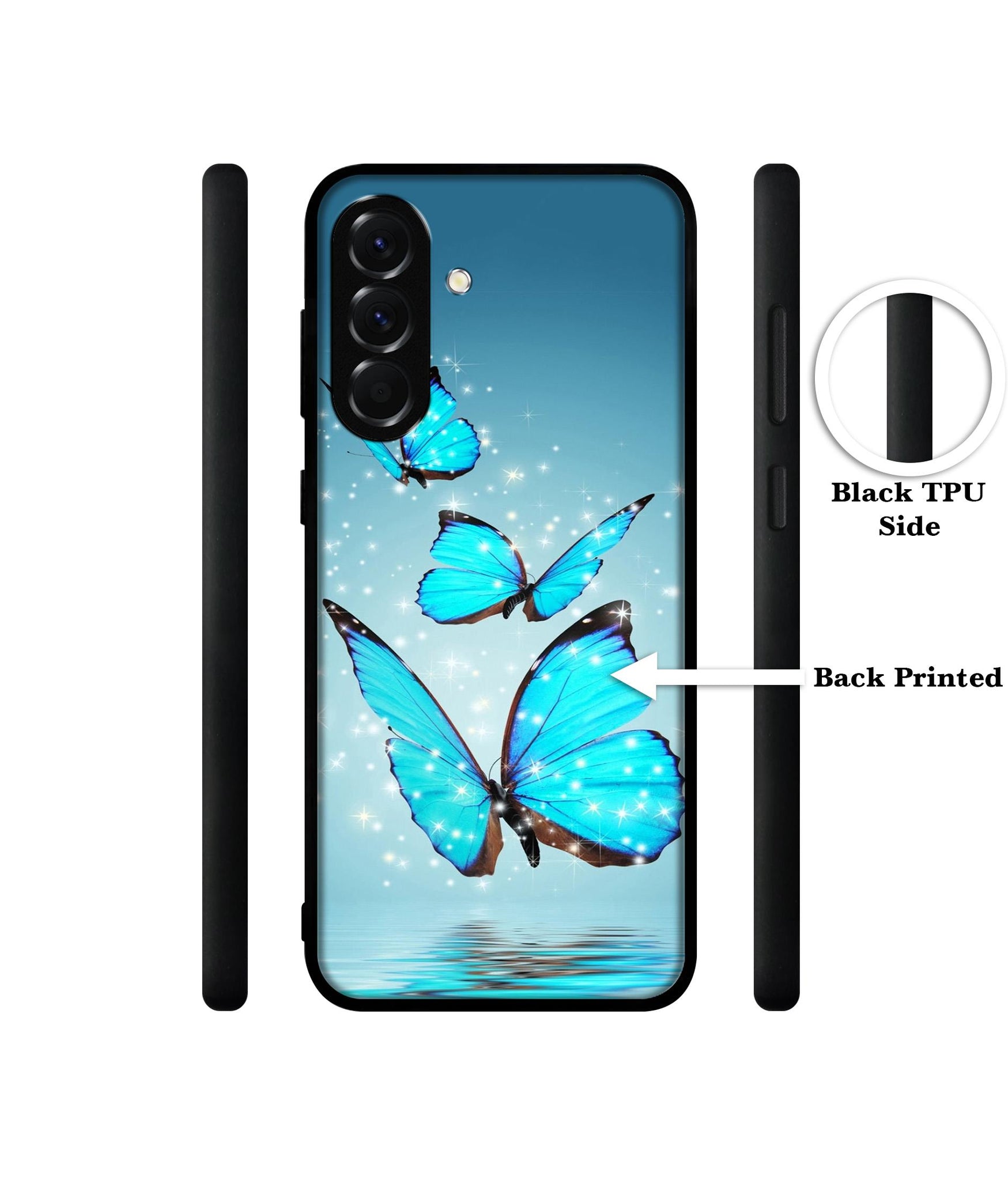 Flying Butterflies Designer 2D Printed Back Case Cover for Samsung Galaxy A56 5G