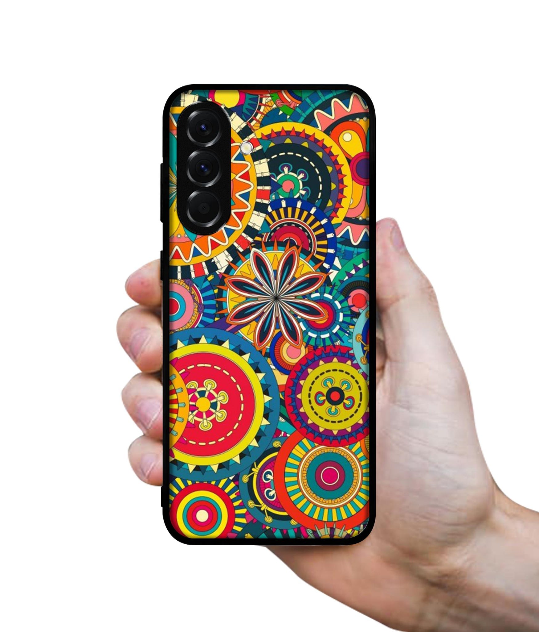 Ring Pattern Print Designer 2D Printed Back Case Cover for Samsung Galaxy A56 5G