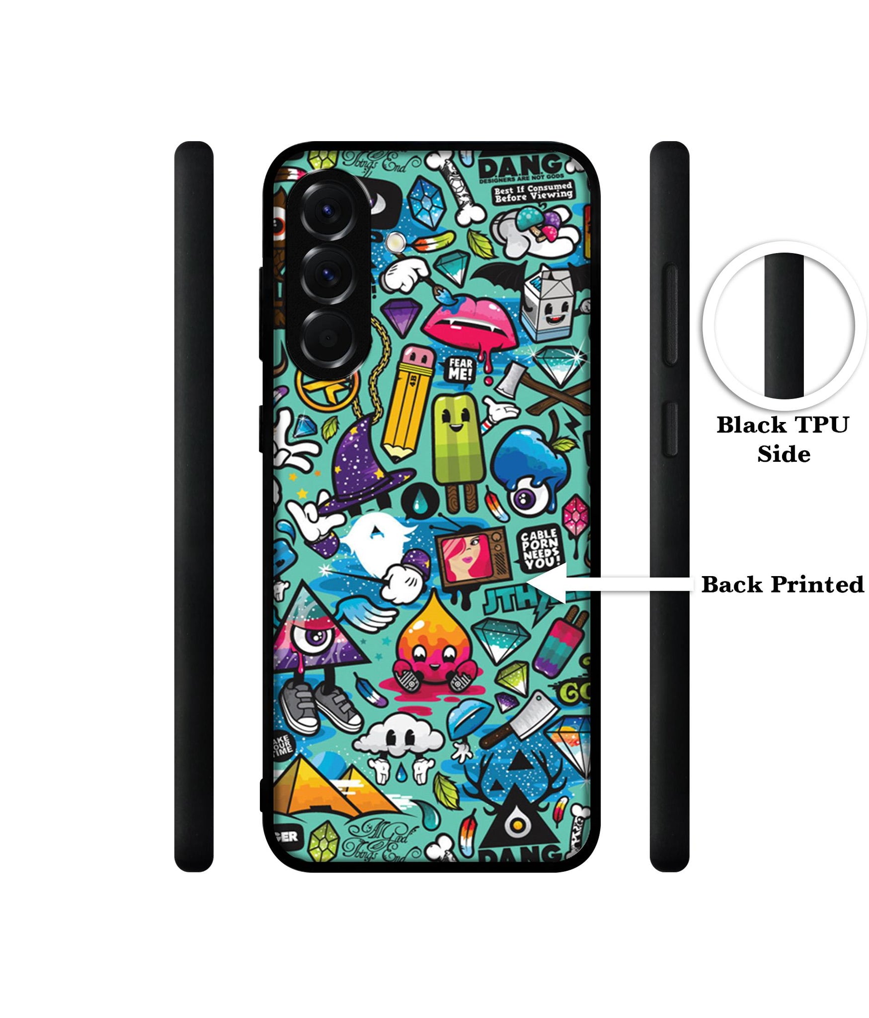 Crazy Designer 2D Printed Back Case Cover for Samsung Galaxy A56 5G