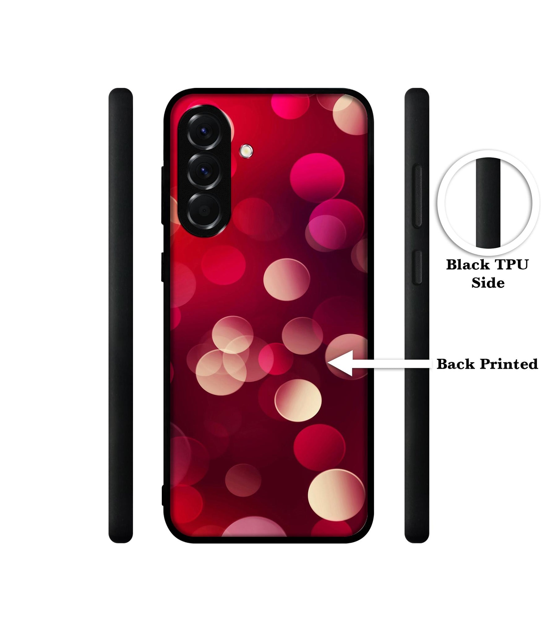 3D Circles Designer 2D Printed Back Case Cover for Samsung Galaxy A56 5G