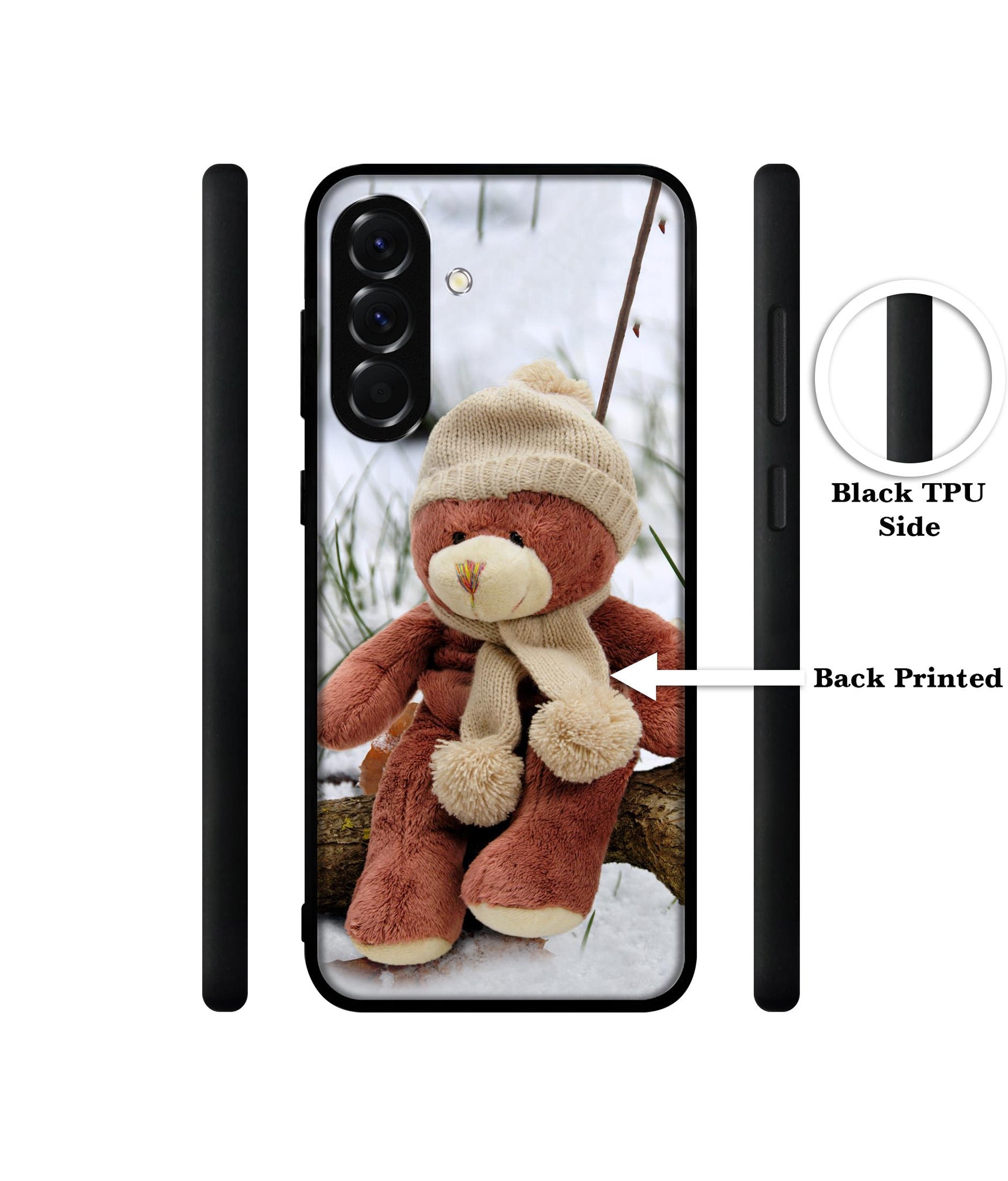 Woolen Bear Designer 2D Printed Back Case Cover for Samsung Galaxy A56 5G