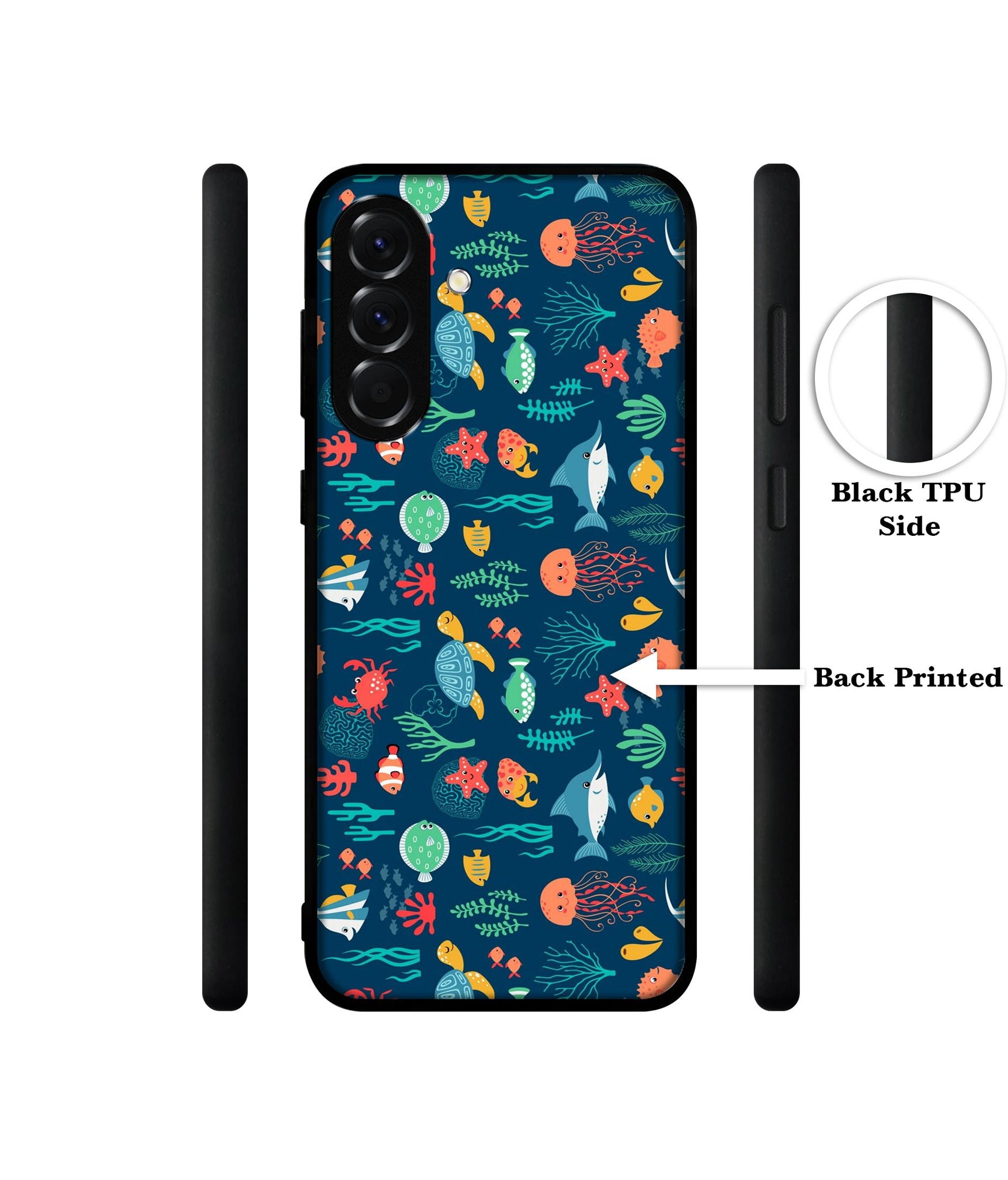 Aquarium Texture Designer 2D Printed Back Case Cover for Samsung Galaxy A56 5G