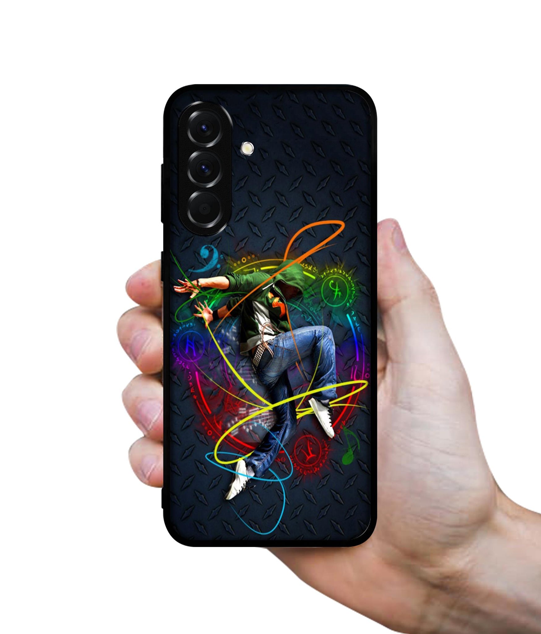 Boy With Music Designer 2D Printed Back Case Cover for Samsung Galaxy A56 5G