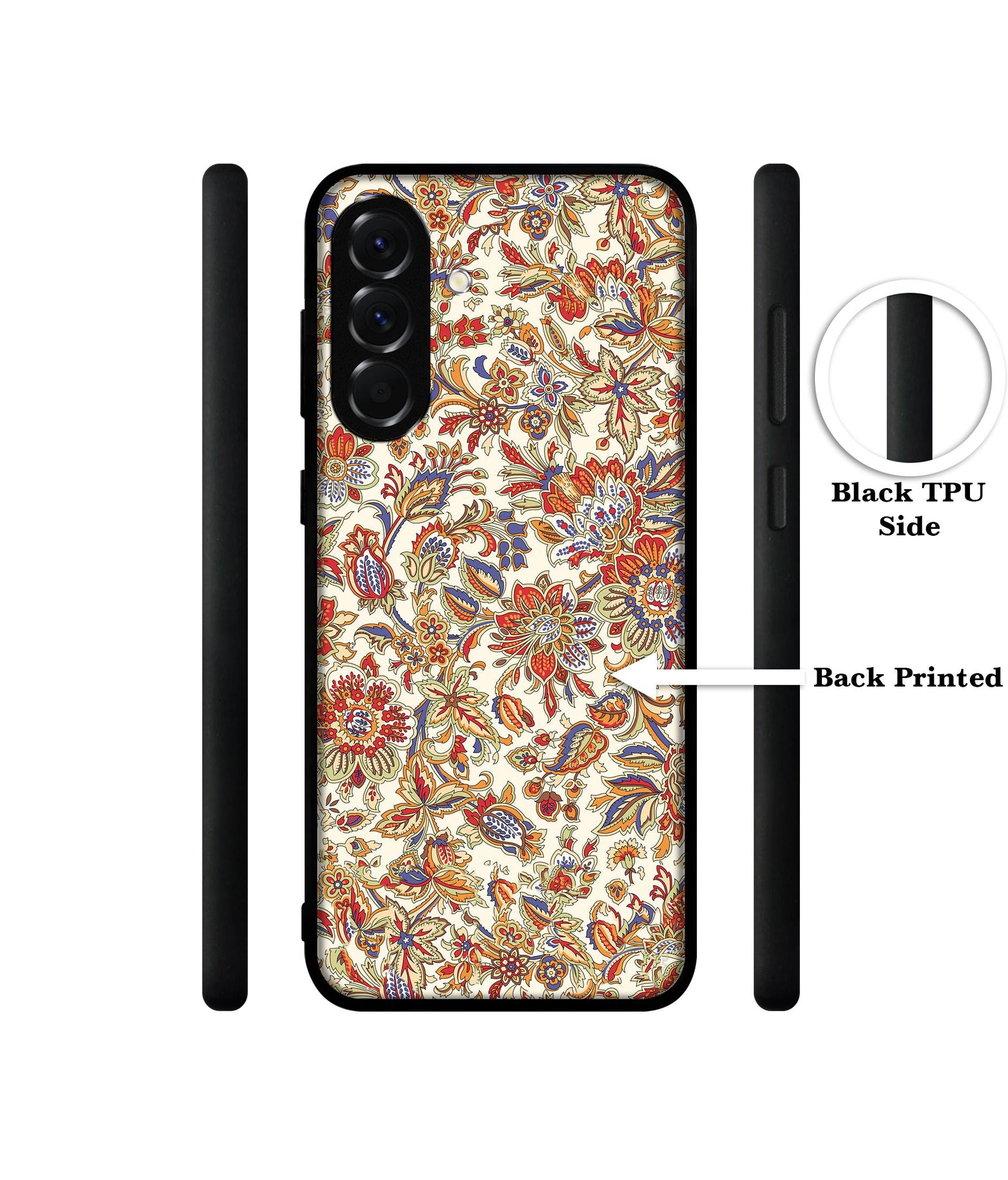 Floral Designer 2D Printed Back Case Cover for Samsung Galaxy A56 5G