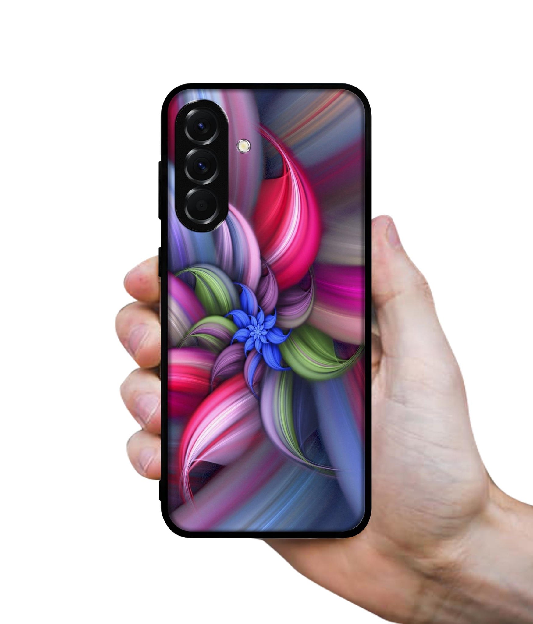 Colorful Flower Designer 2D Printed Back Case Cover for Samsung Galaxy A56 5G