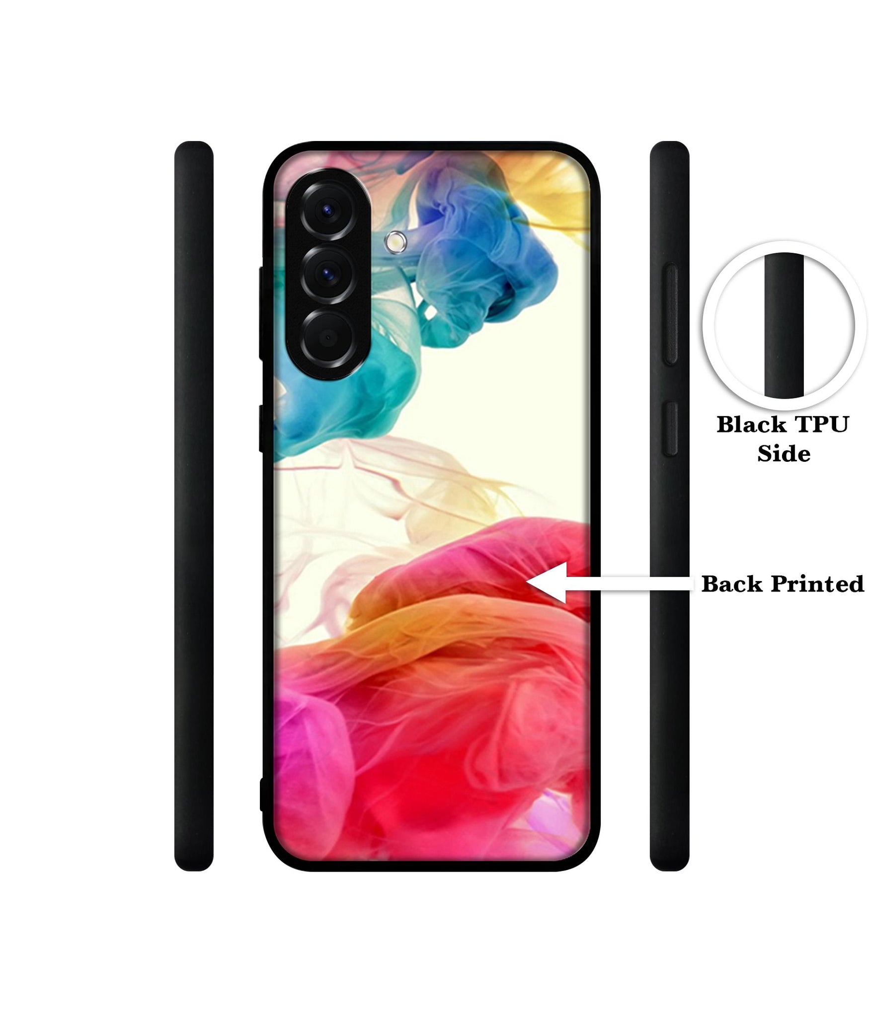 Colored Smoke Designer 2D Printed Back Case Cover for Samsung Galaxy A56 5G