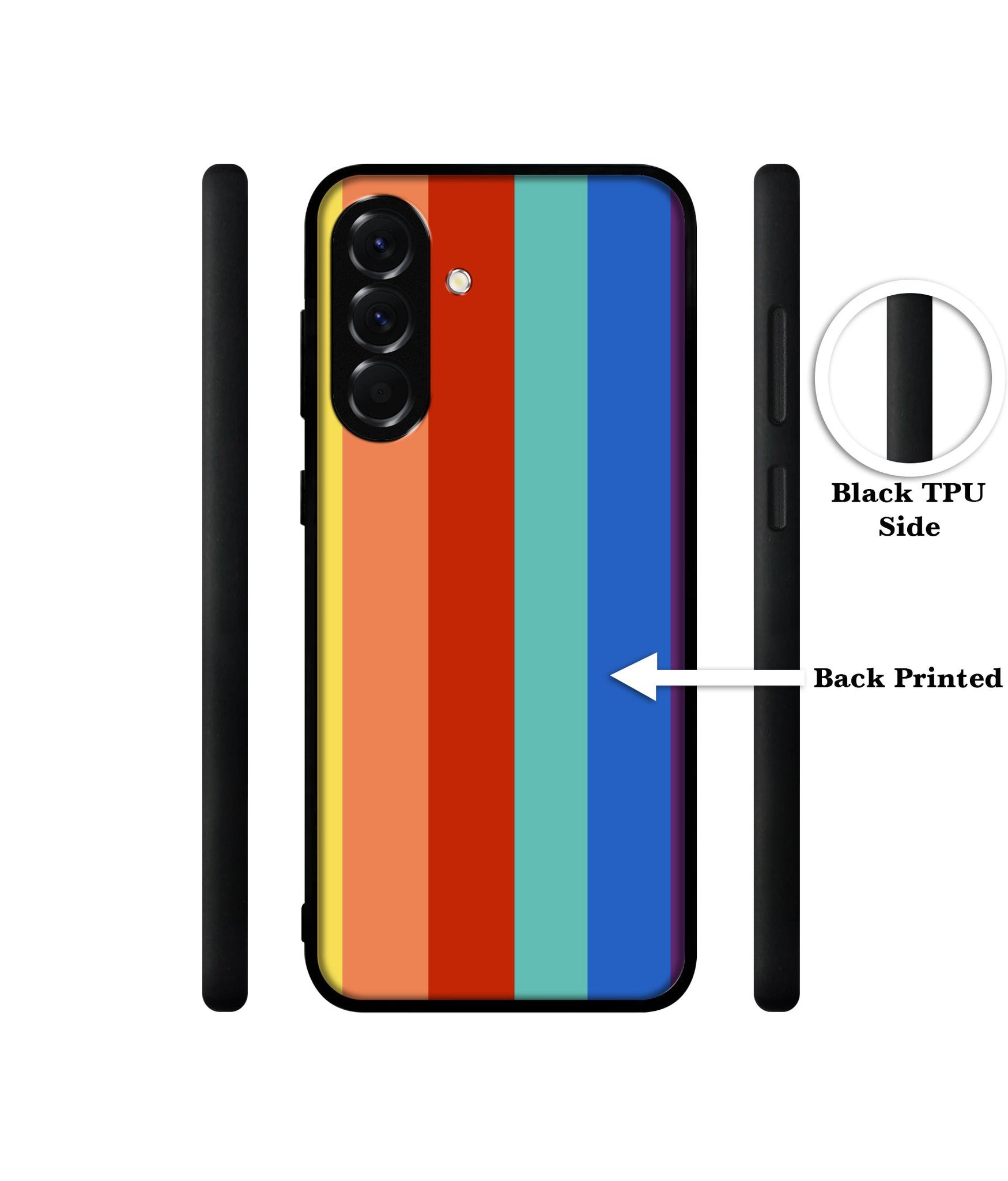 Rainbow Colors Designer 2D Printed Back Case Cover for Samsung Galaxy A56 5G